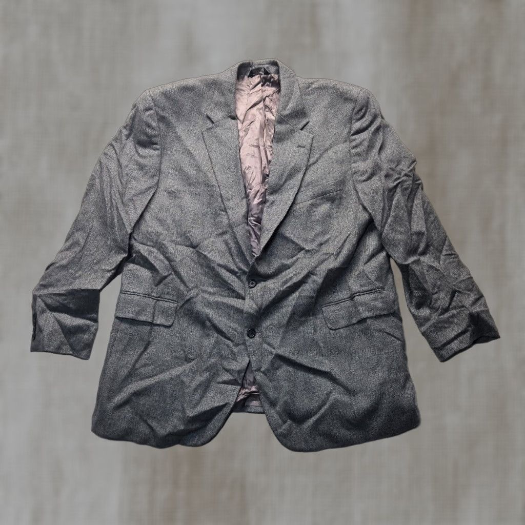 Jos. A. Bank Jos. A. Bank Gray Two Button Suit Jacket Men's Big & Tall Size 52 Long Size 52R - 1 Thumbnail