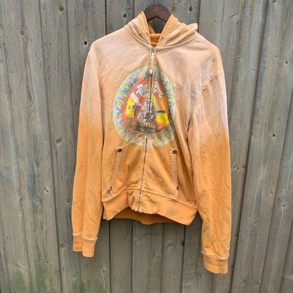 True Religion × Vintage Vintage True Religion Big Logo Sweatshirt XL 'Buddha Sunburs Size US XL / EU 56 / 4 - 4 Thumbnail