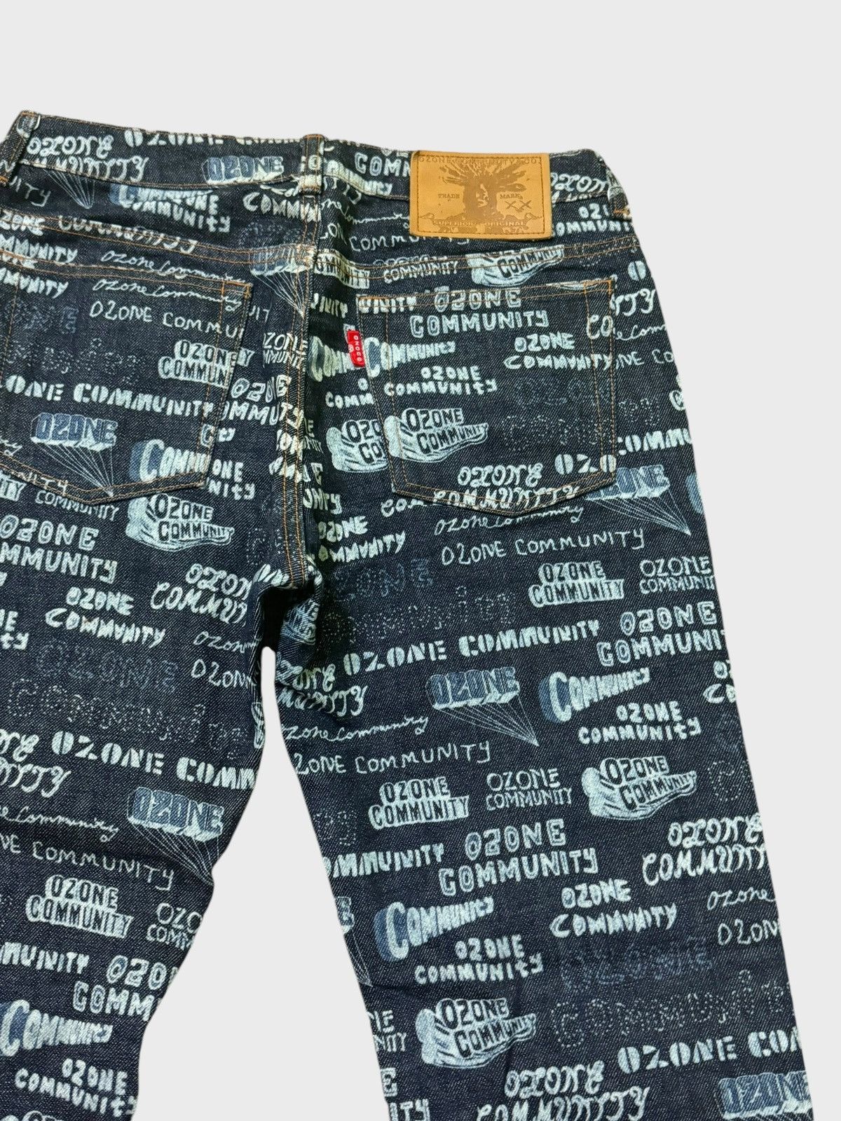 Japanese Brand × Vintage Flared OZONE COMMUNITY Overpinted Hysteric Glamour Style Size US 27 - 11 Thumbnail