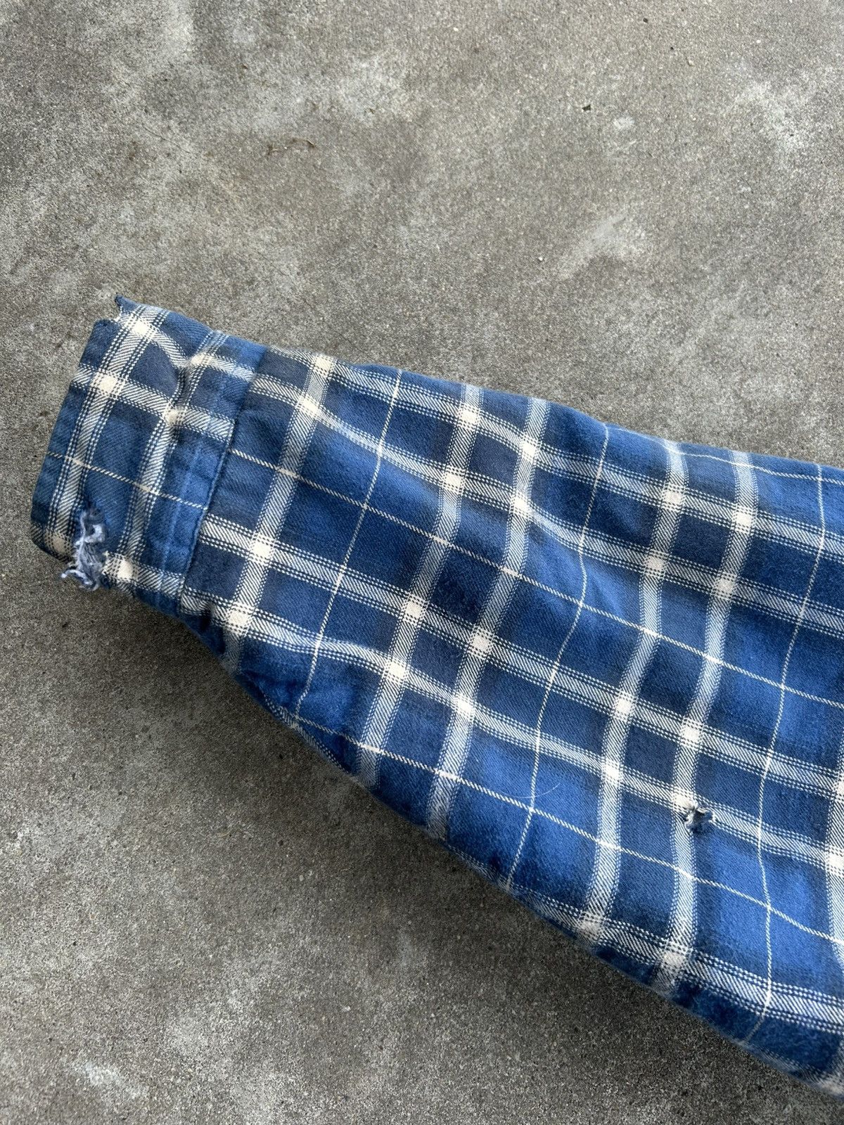 Flannel × Vintage Vintage Quilt Lined Flannel Overcoat Size US XL / EU 56 / 4 - 5 Thumbnail