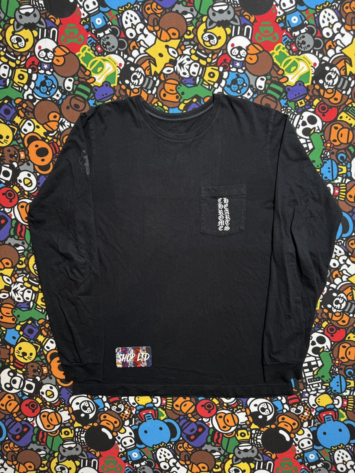 Chrome Hearts Chrome Hearts Black Multi Cross Logo Long Sleeve Tee Size US L / EU 52-54 / 3 - 2 Thumbnail