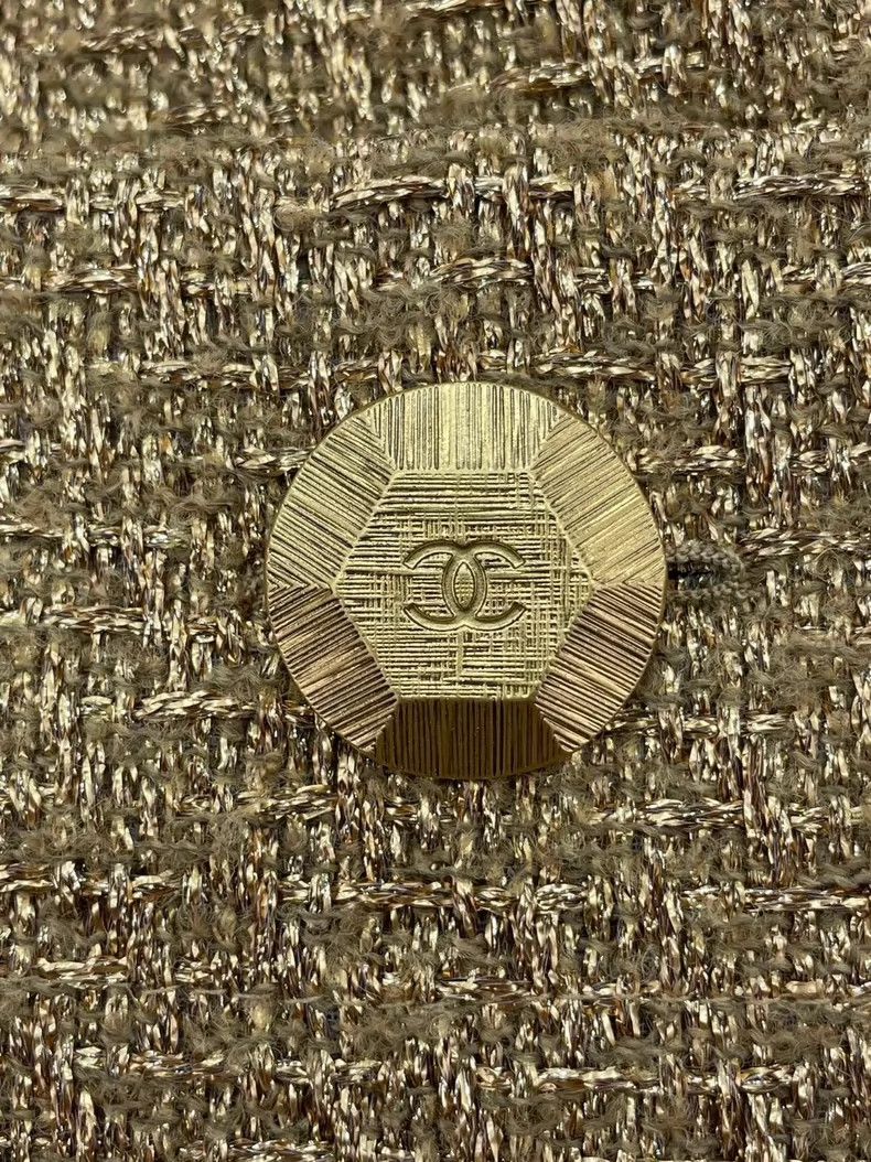 Chanel Egyptian series gold silk woven jacket 2504-Nextarro