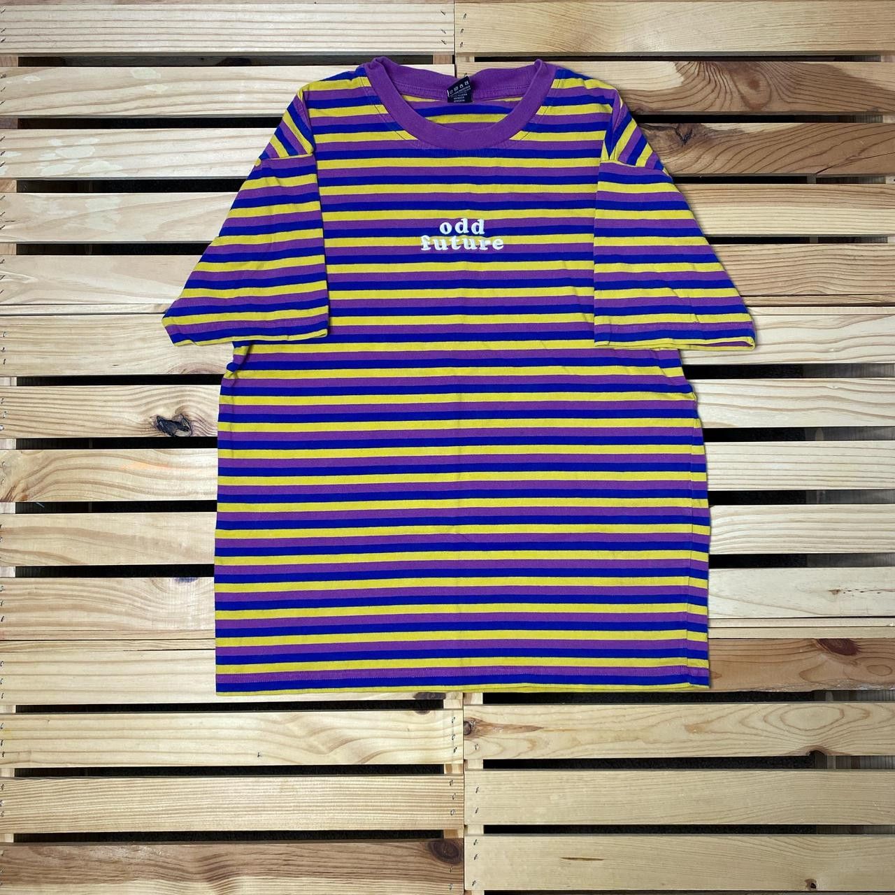 Odd Future Odd Future Multi-Color Stripe Rap Tee Size Medium Size US M / EU 48-50 / 2 - 1 Thumbnail