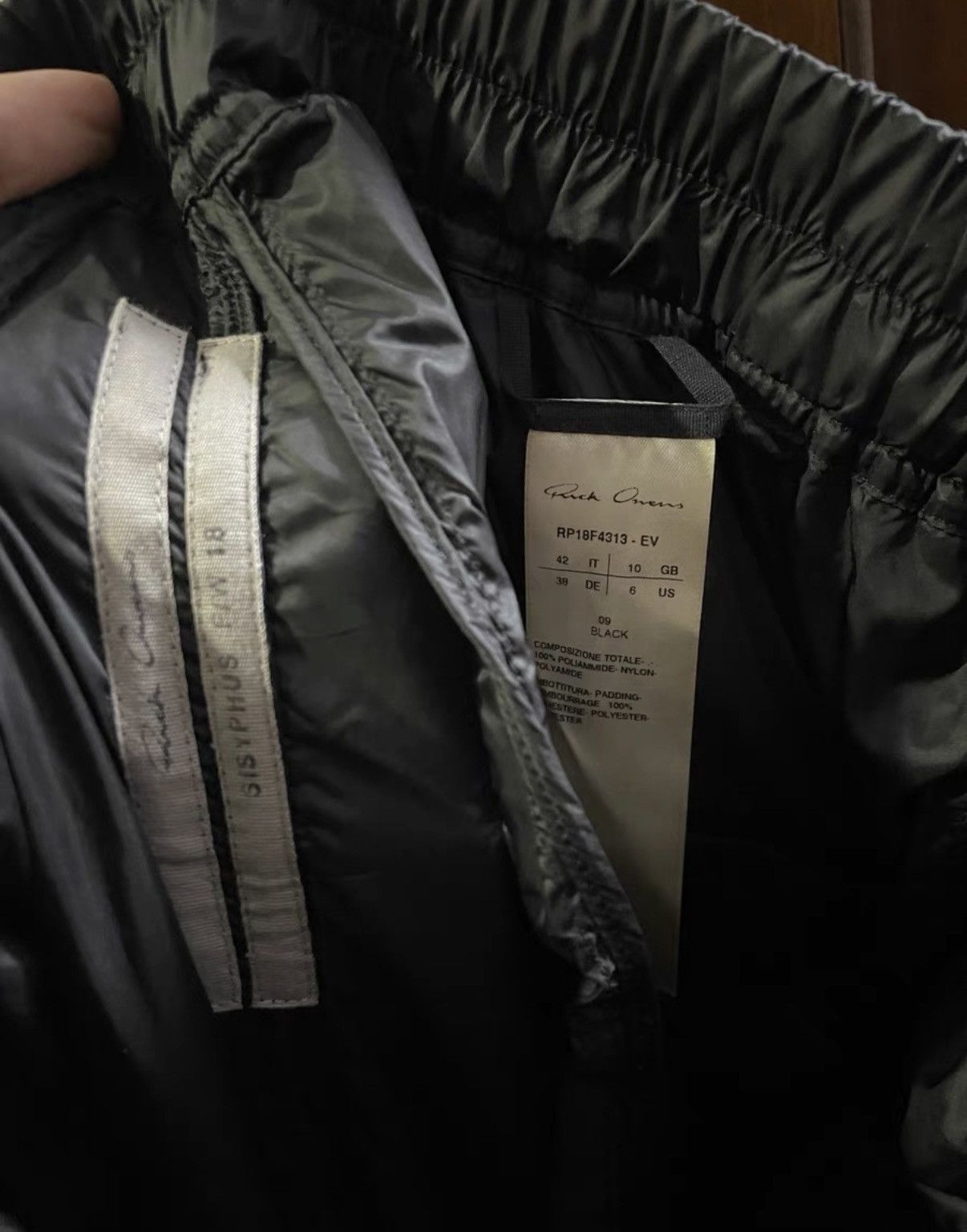 Rick Owens Rick Owens 18FW Main Line Zip Drawstring Pants Size US 32 / EU 48 - 3 Thumbnail