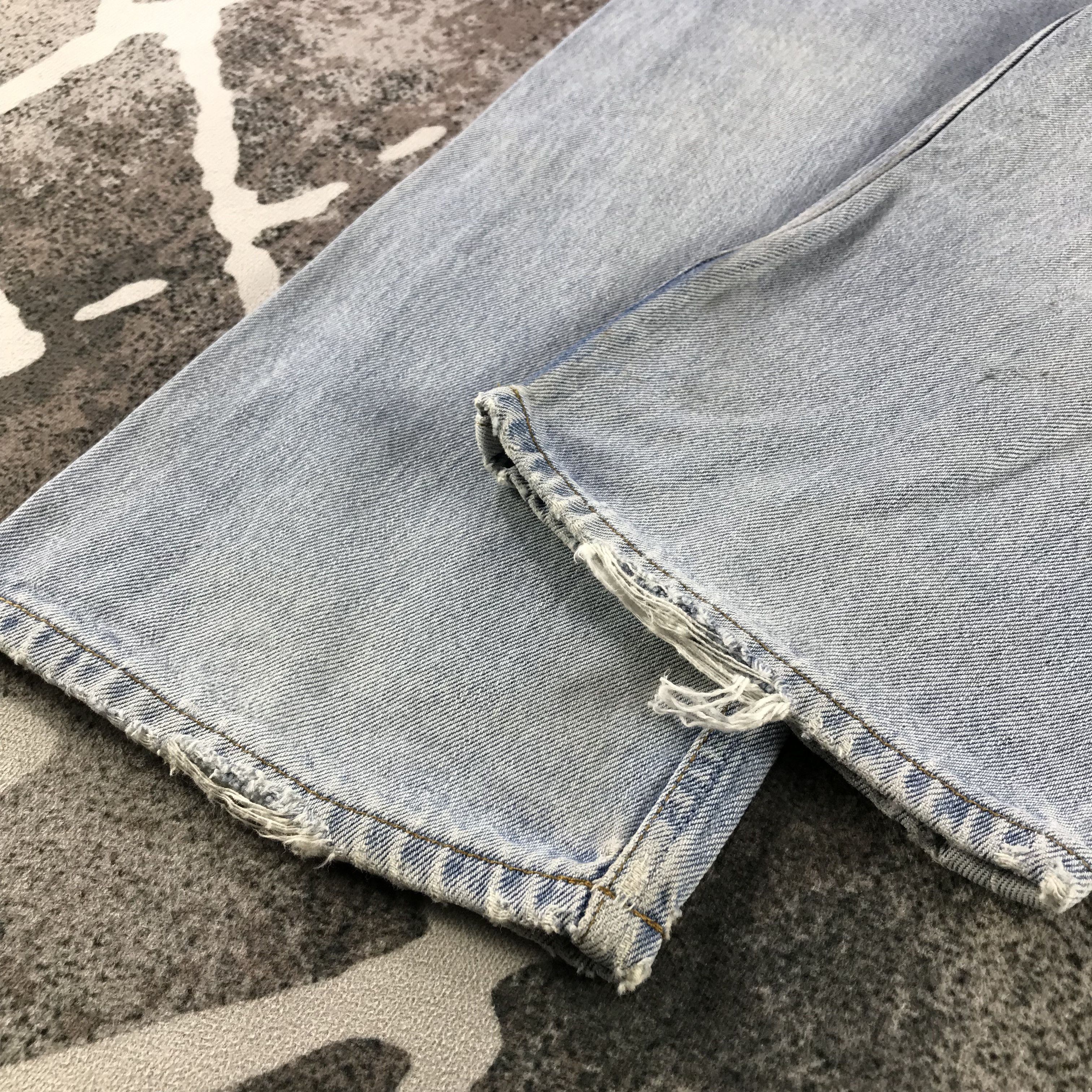 Levi's Vintage 90s Levis 501 Jeans Dirty Wash Denim KJ3354 Size US 32 / EU 48 - 6 Thumbnail