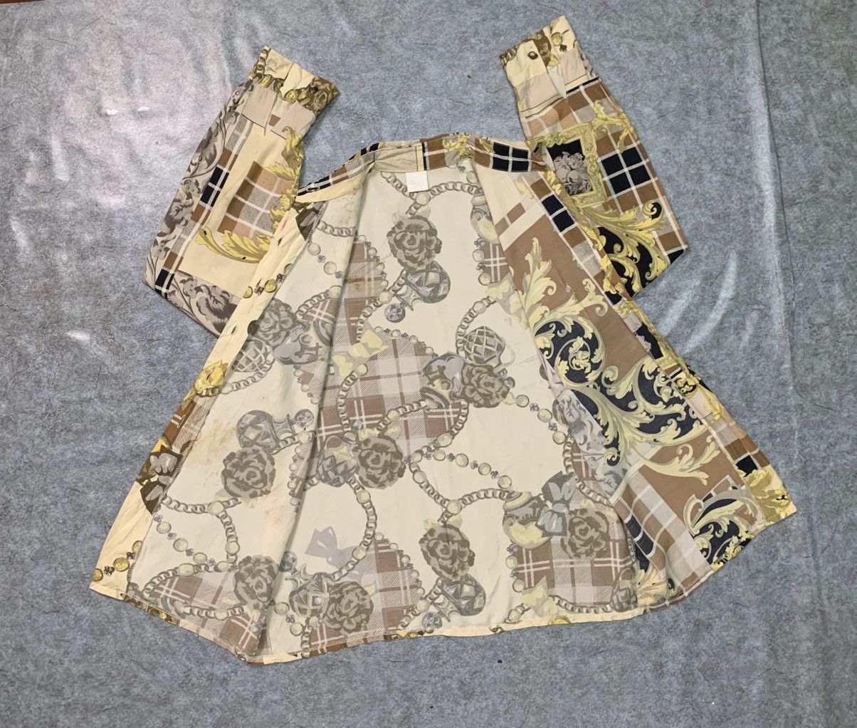 Ungaro Paris Rare Design Vintage Paris Unique Long Sleeve Blouse Size M / US 6-8 / IT 42-44 - 3 Thumbnail