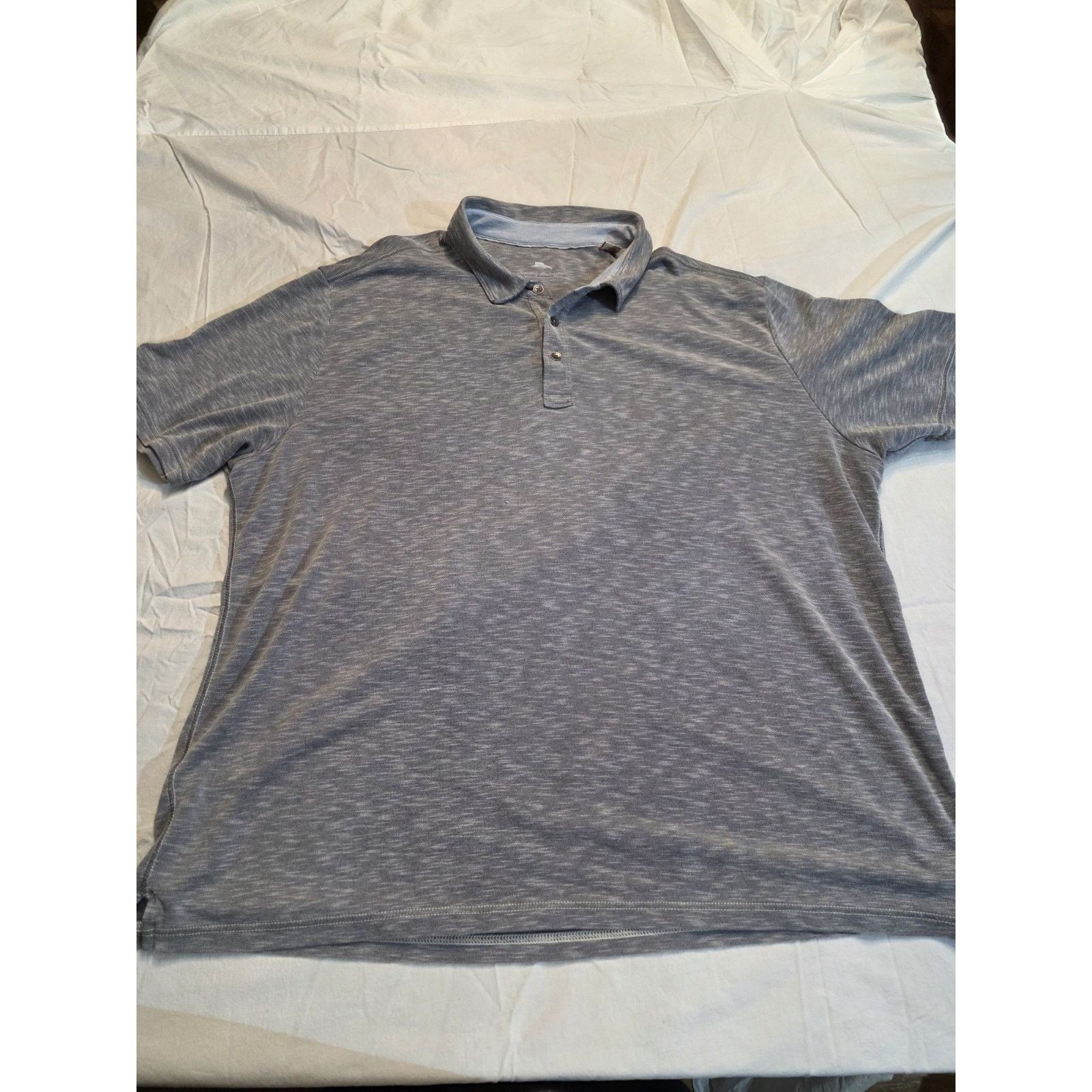 Tommy Bahama Tommy Bahama Men's Size 3XL 3 Button Dark Grey Golf Shirt Size US XXL / EU 58 / 5 - 1 Thumbnail
