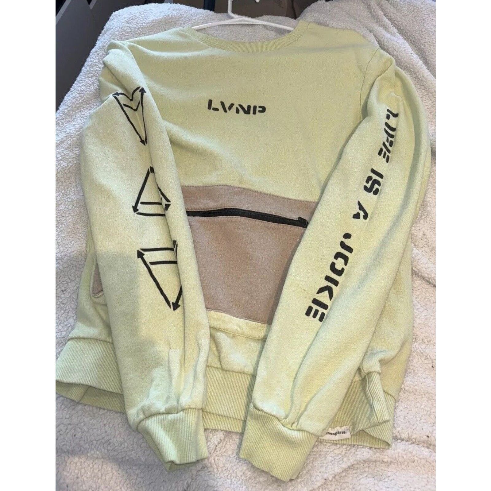Eleven Paris Eleven Paris Sweater Sweatshirt Neon Pocket Graphic Pullover Size US M / EU 48-50 / 2 - 1 Thumbnail