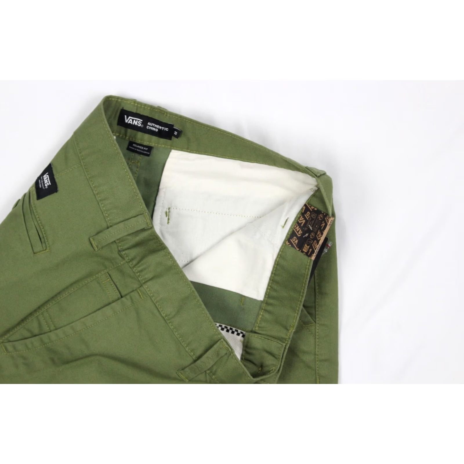 Vans Vans Men's Authentic Chino 9.5" Shorts Size 30 Regular Green Size US 30 / EU 46 - 4 Thumbnail