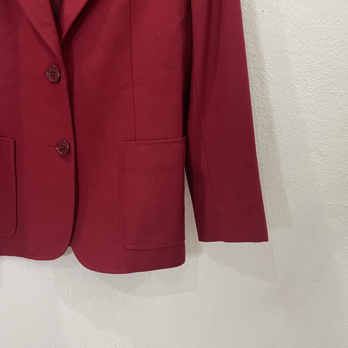Lanvin Vintage 90s Lanvin Italian Designer Jacket Coat Size M / US 6-8 / IT 42-44 - 2 Thumbnail
