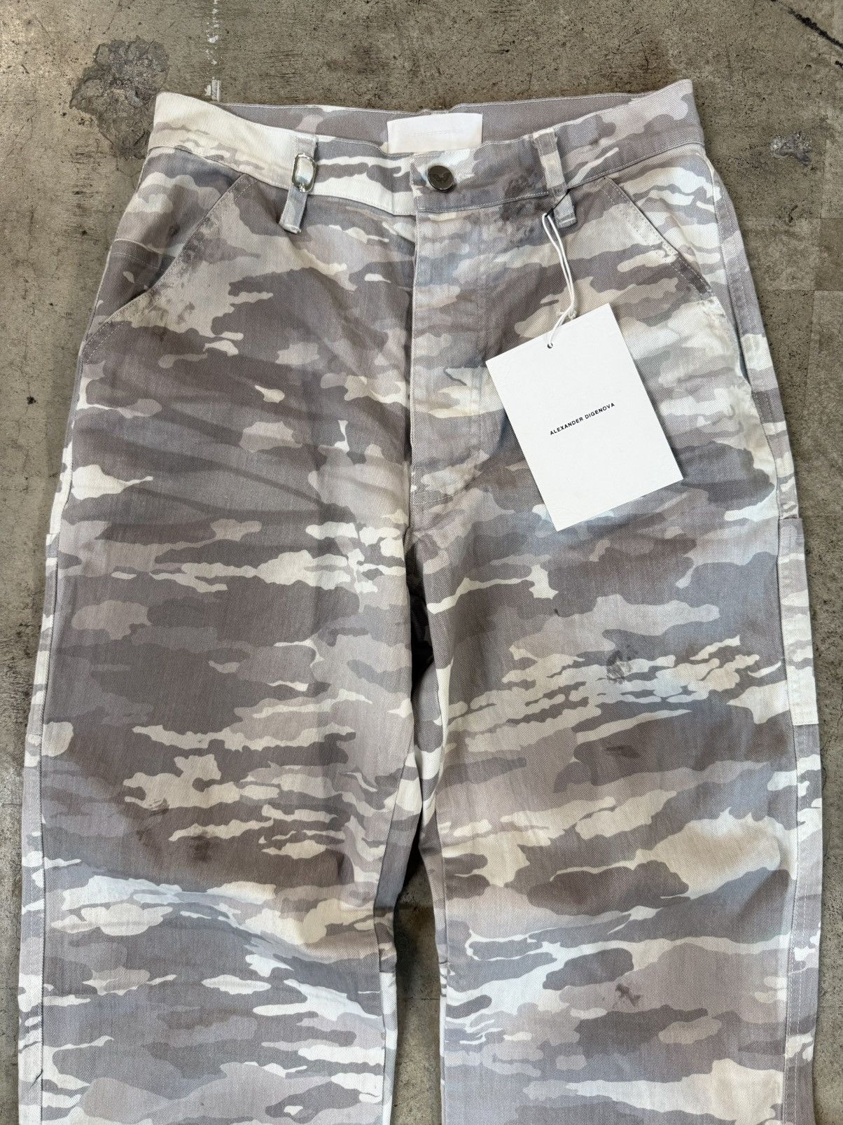 ALEXANDER DIGENOVA Alexander Digenova Dirty Snow Camo Underground Pants Size US 28 / EU 44 - 3 Thumbnail