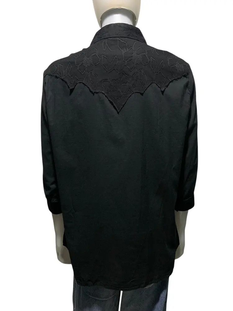 Pervert 00s Pervert patchwork gothic western shirt made inaustralia Size US XL / EU 56 / 4 - 15 Thumbnail