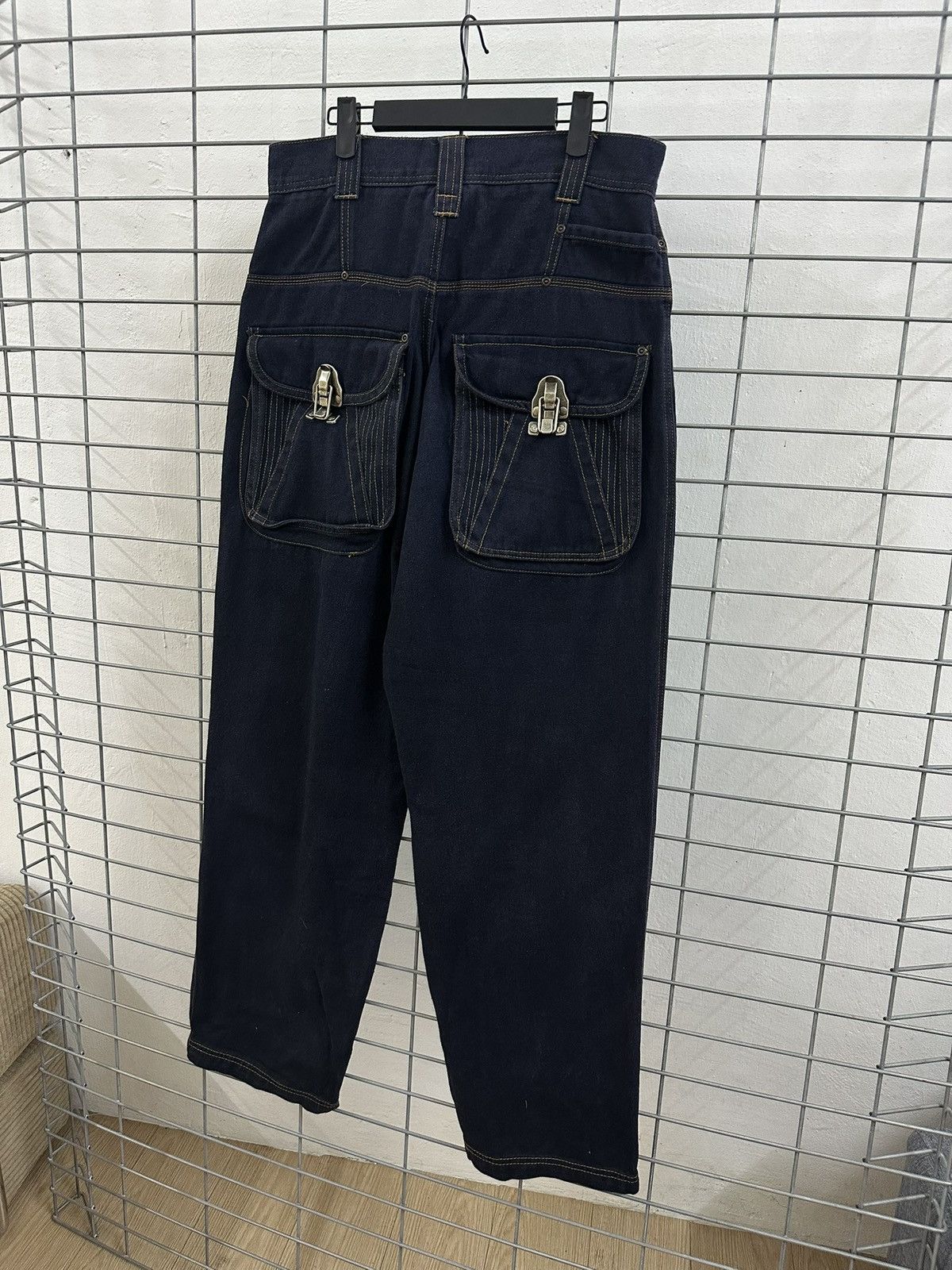 MAC Jeans MAC Jeans Utility Buckle Y2K Workwear Techwear Baggy Jeans Size US 32 / EU 48 - 5 Thumbnail