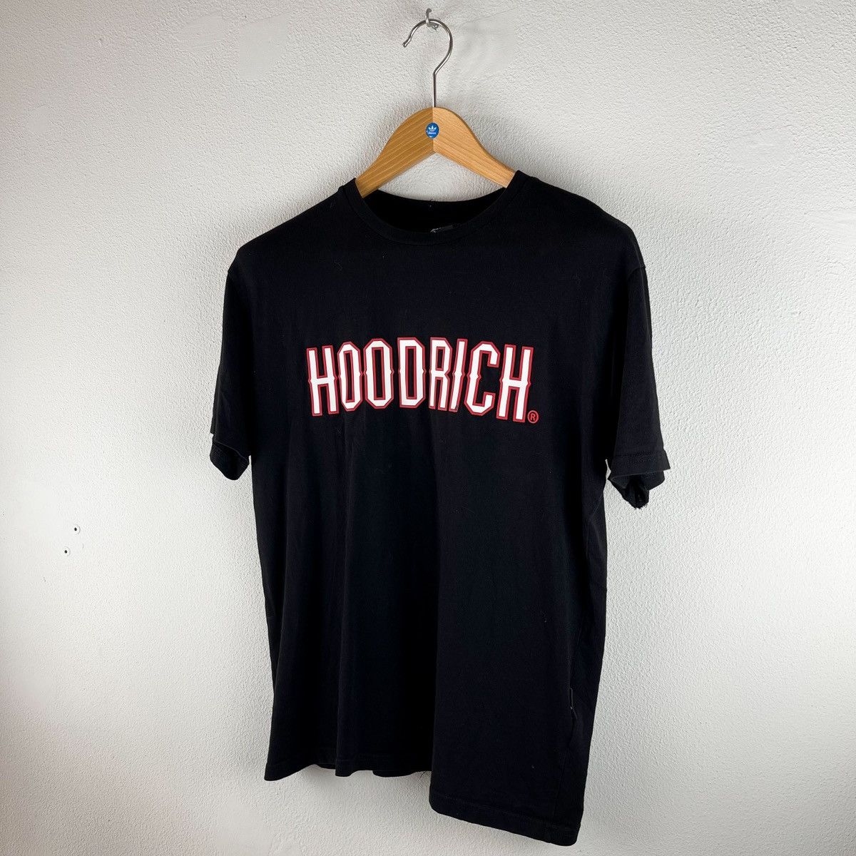 Hoodrich × Vintage HOODRICH Black Short Sleeve T Shirt S Size US S / EU 44-46 / 1 - 2 Thumbnail
