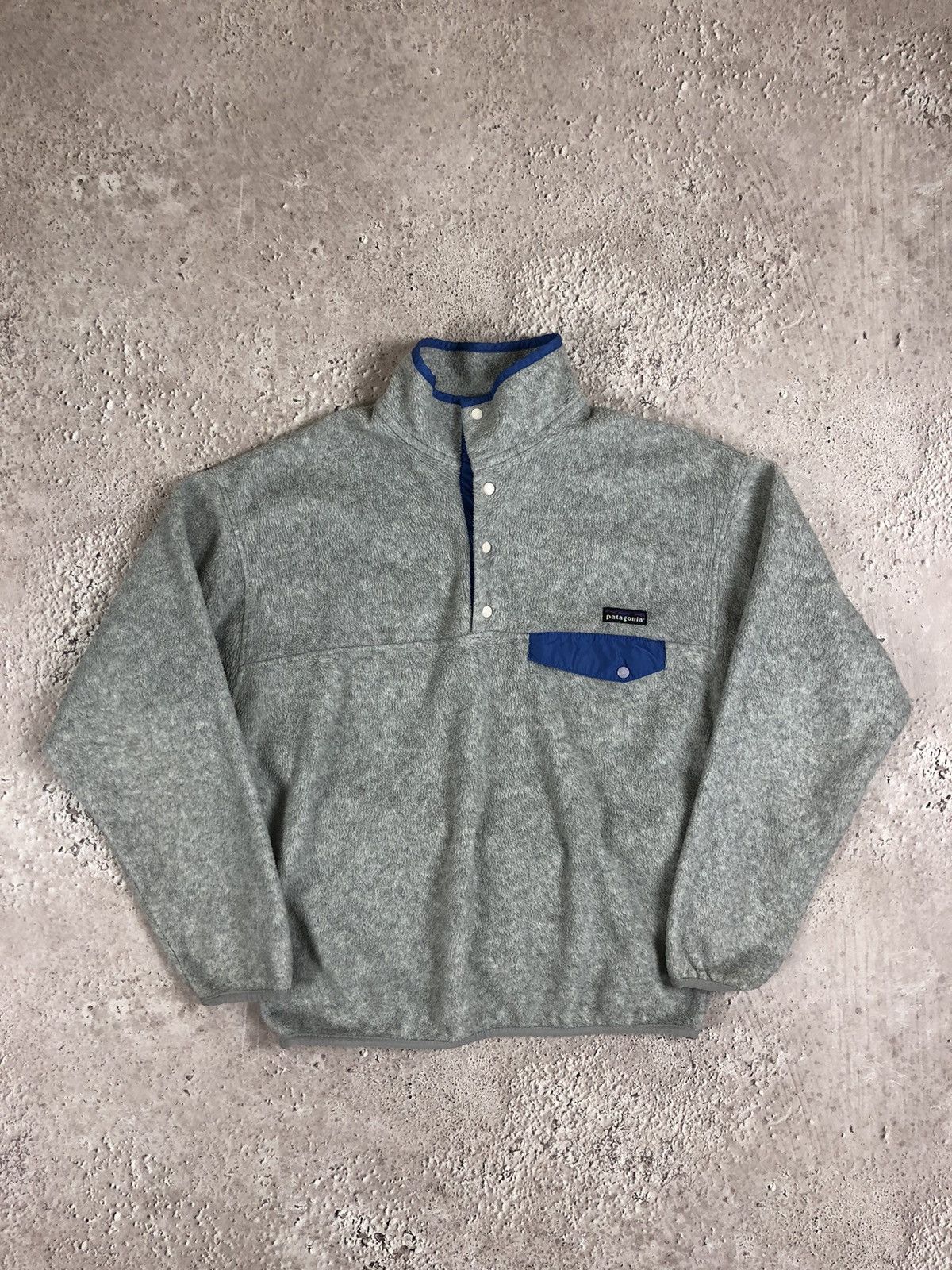 image of Patagonia Synchilla Fleece in Light Gray, Men's (Size Medium)