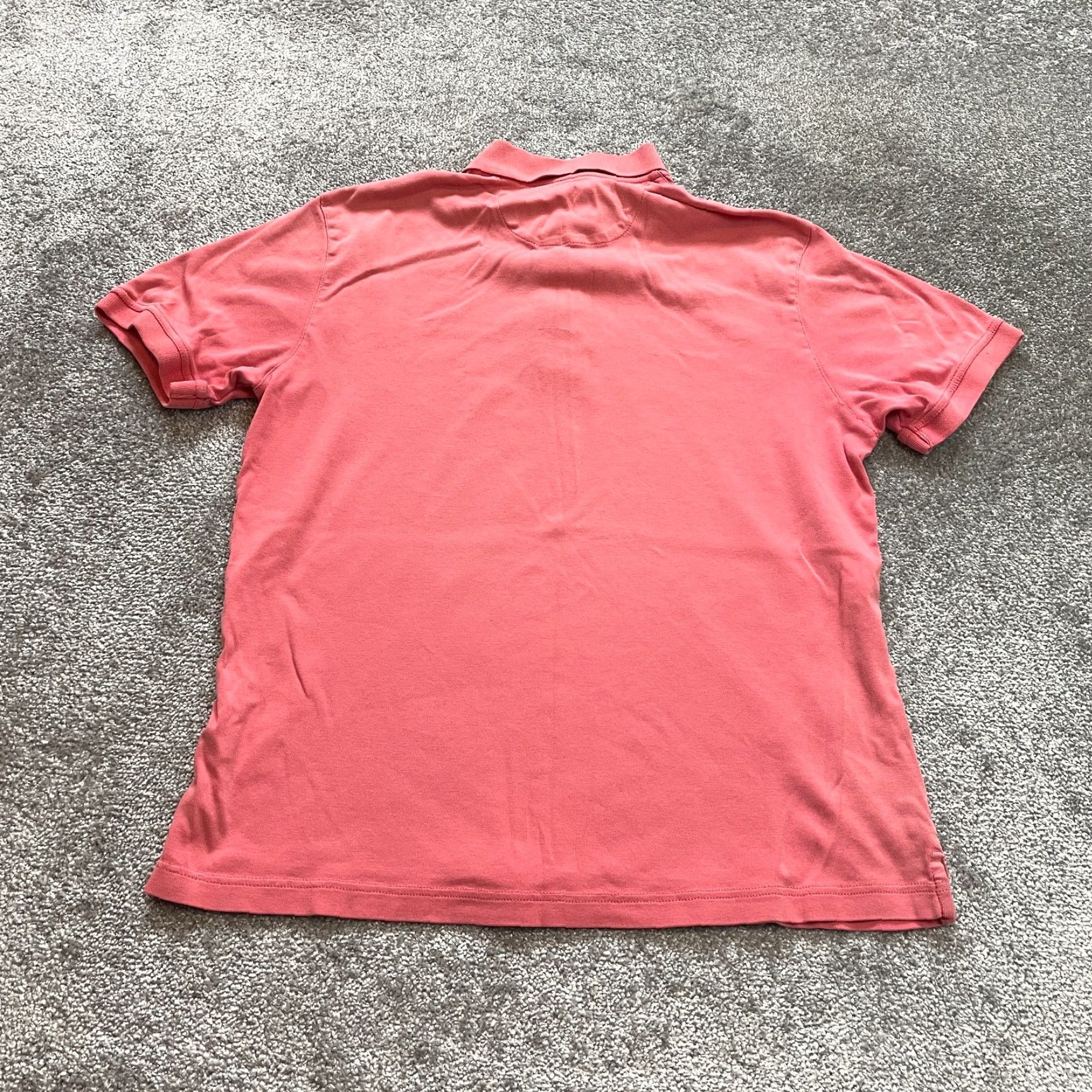 Vintage Unbranded Polo Shirt Mens L Pink Solid Collared Golf Rugby Cotton Preppy Short Sleeve Size US L / EU 52-54 / 3 - 6 Thumbnail