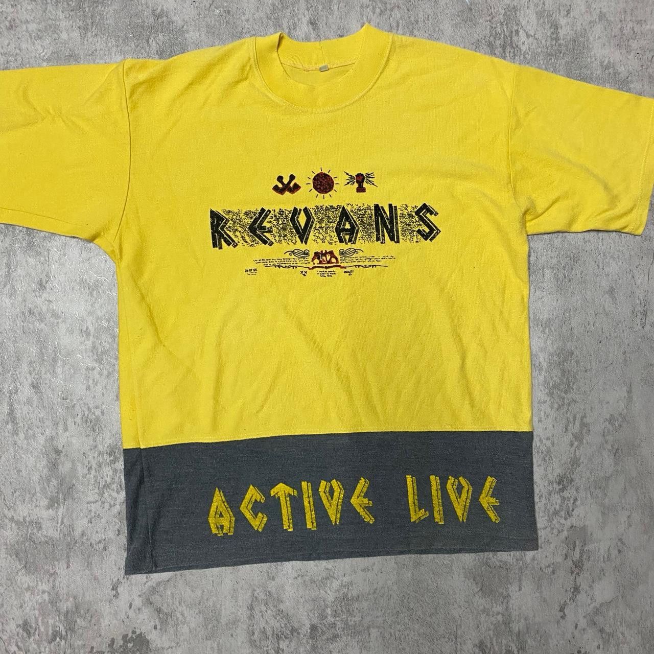 Other 1990s yellow and black Revans Active Live T-Shirt Size US XL / EU 56 / 4 - 1 Thumbnail