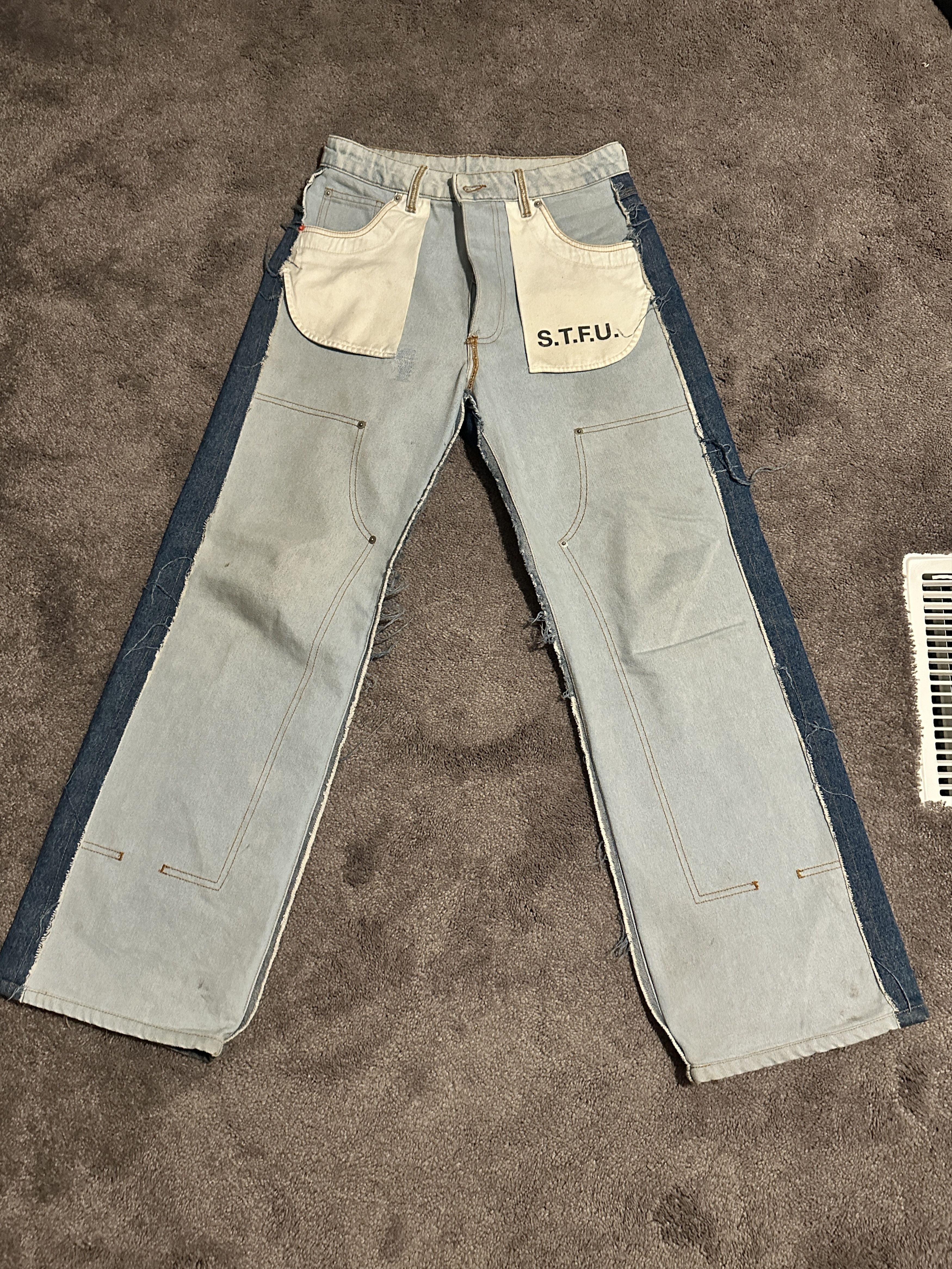 Heron Preston Inside out STFU jeans Size US 28 / EU 44 - 1 Thumbnail