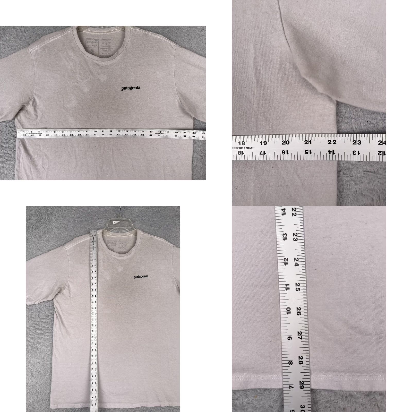 Patagonia Patagonia Shirt Mens L White Responsibili-Tee Graphic Crew Neck Short Sleeve Size US L / EU 52-54 / 3 - 8 Thumbnail
