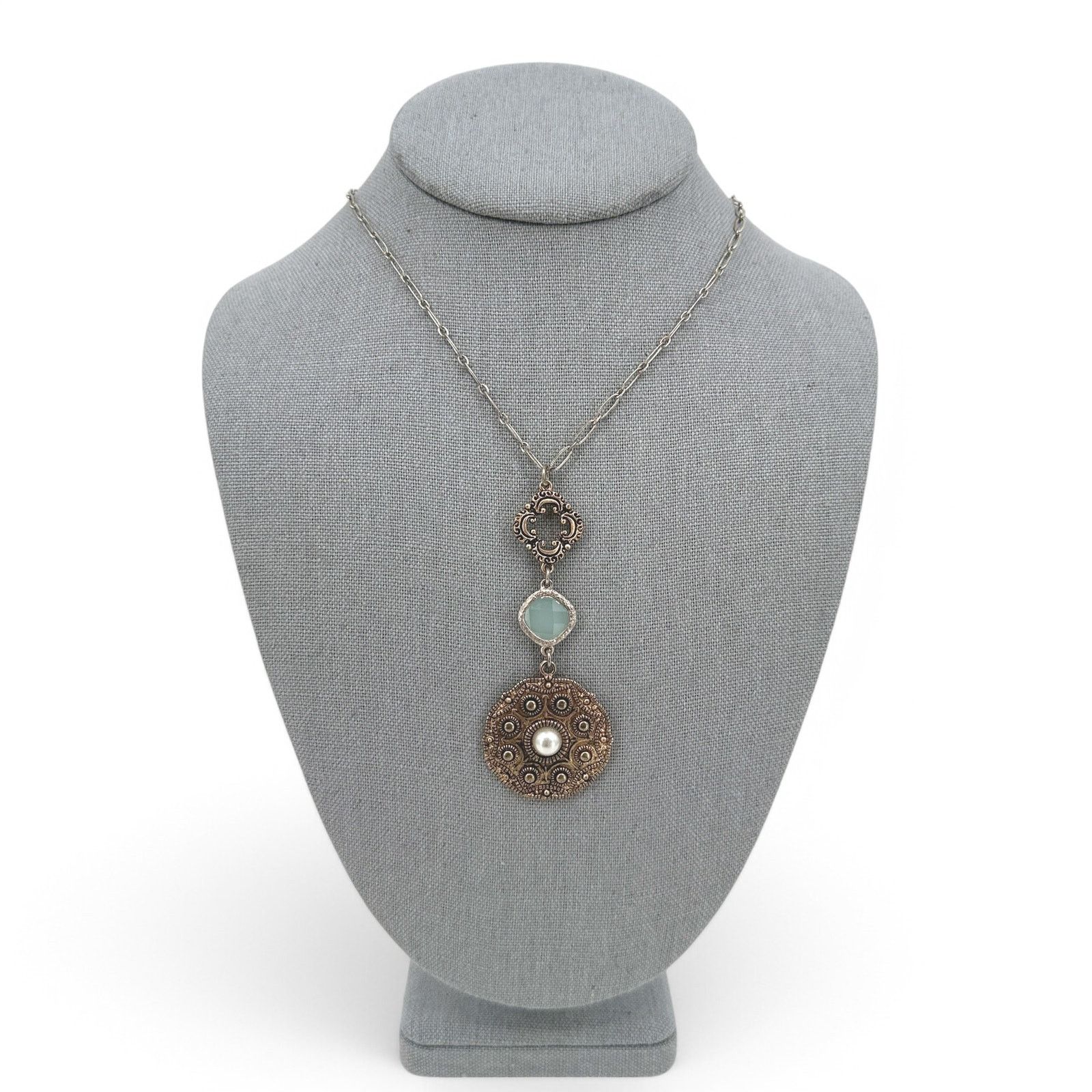Other Vivi Love Romantic Boho Pendant Necklace Mixed Metal Size ONE SIZE - 3 Thumbnail