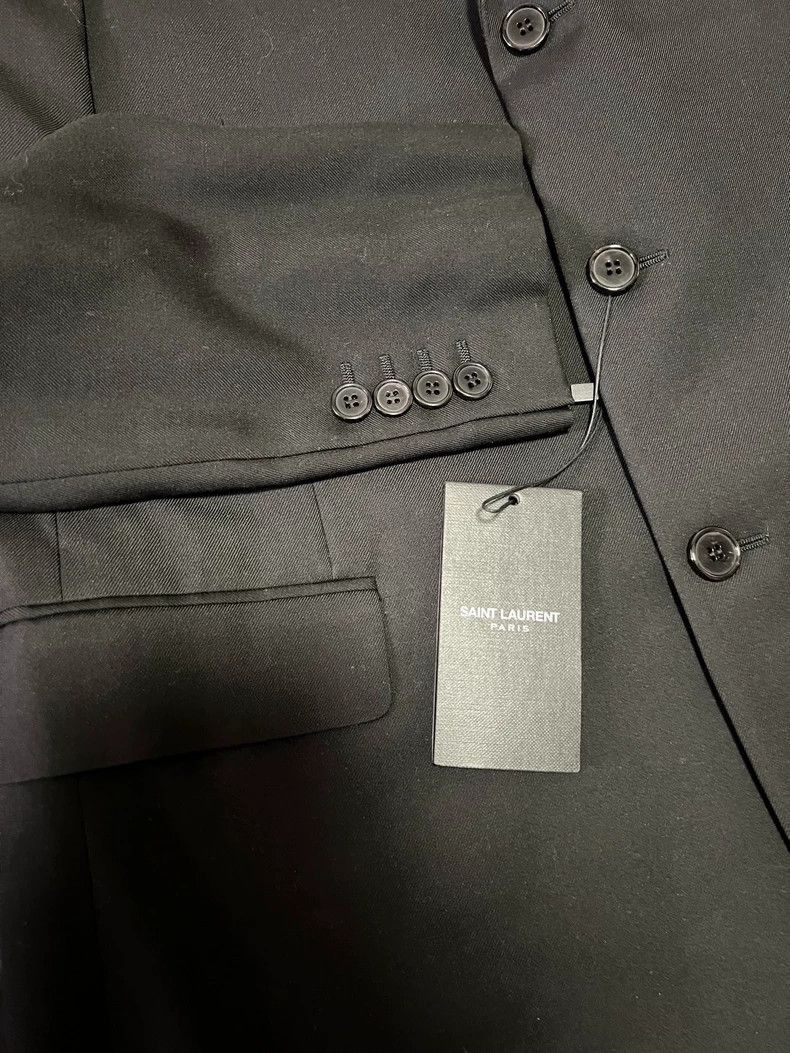 Saint Laurent Paris Saint Laurent Paris Three button wool suit jacket-2506 Size US L / EU 52-54 / 3 - 6 Thumbnail