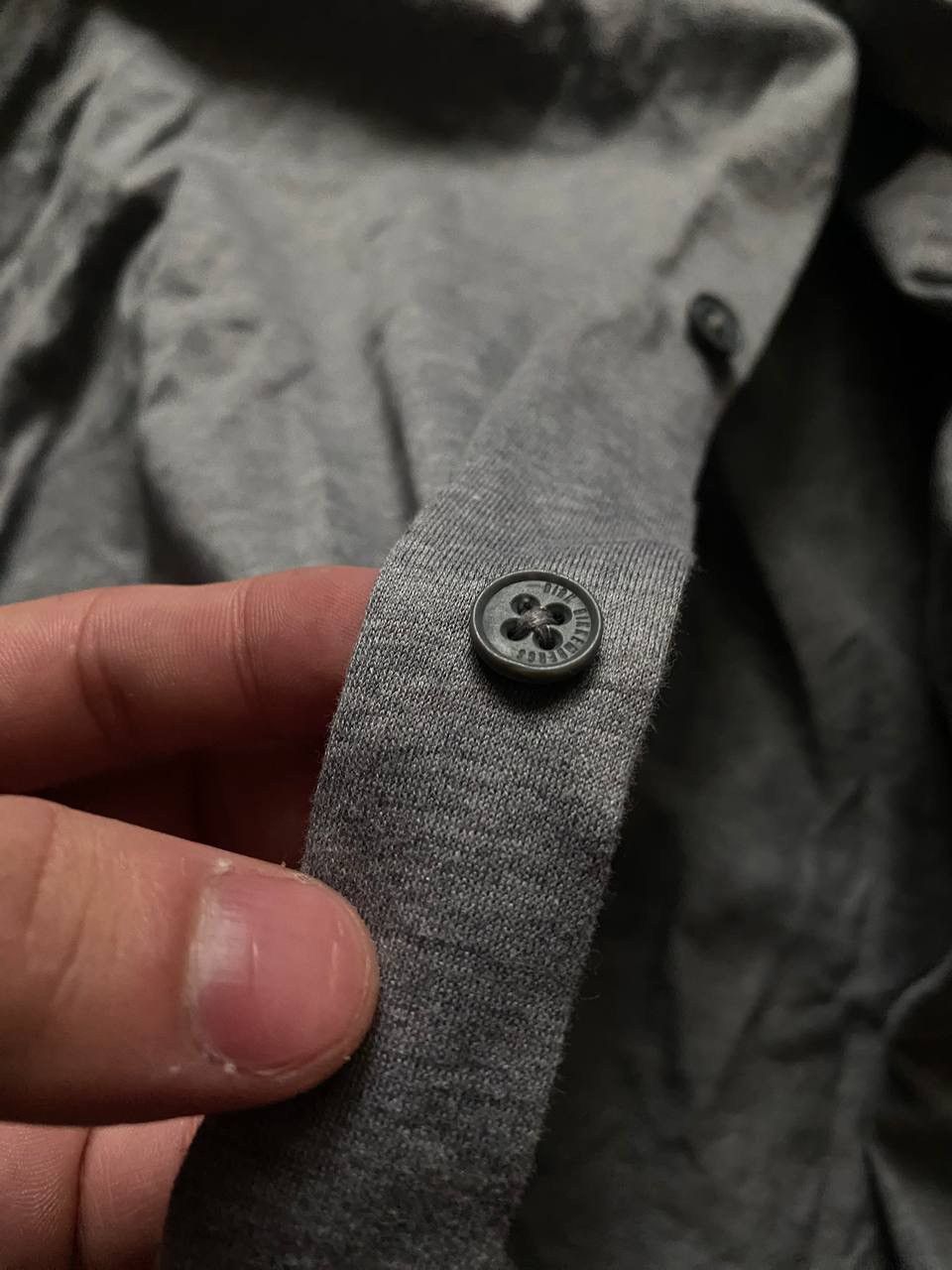 Dirk Bikkembergs × Vintage Vintage Dirk Bikkembergs Cropped Short Sleeve Shirt Buttons Size US L / EU 52-54 / 3 - 6 Thumbnail