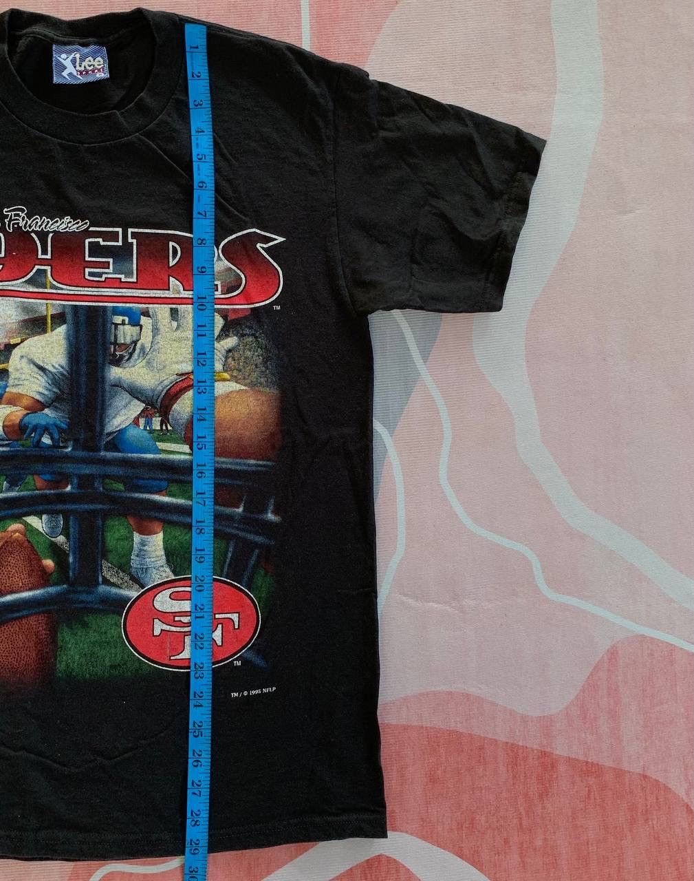 NFL Rare Vintage 1995 San Francisco 49ers Face Mask Vision Tees Size US M / EU 48-50 / 2 - 8 Thumbnail