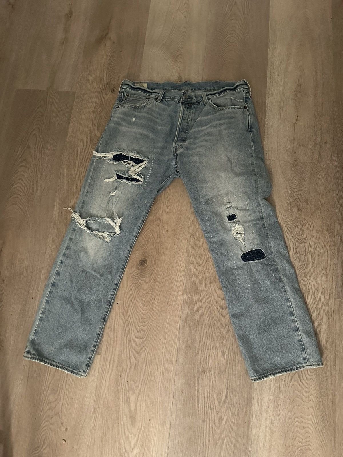 Levi's 150th Anniversary Ripped Levi’s 501 Size US 38 / EU 54 - 1 Thumbnail