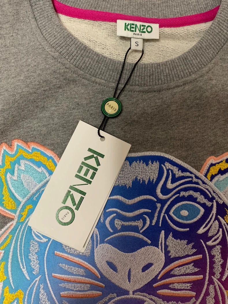 Kenzo KENZO Gray tiger head dress Size S / US 4 / IT 40 - 3 Thumbnail