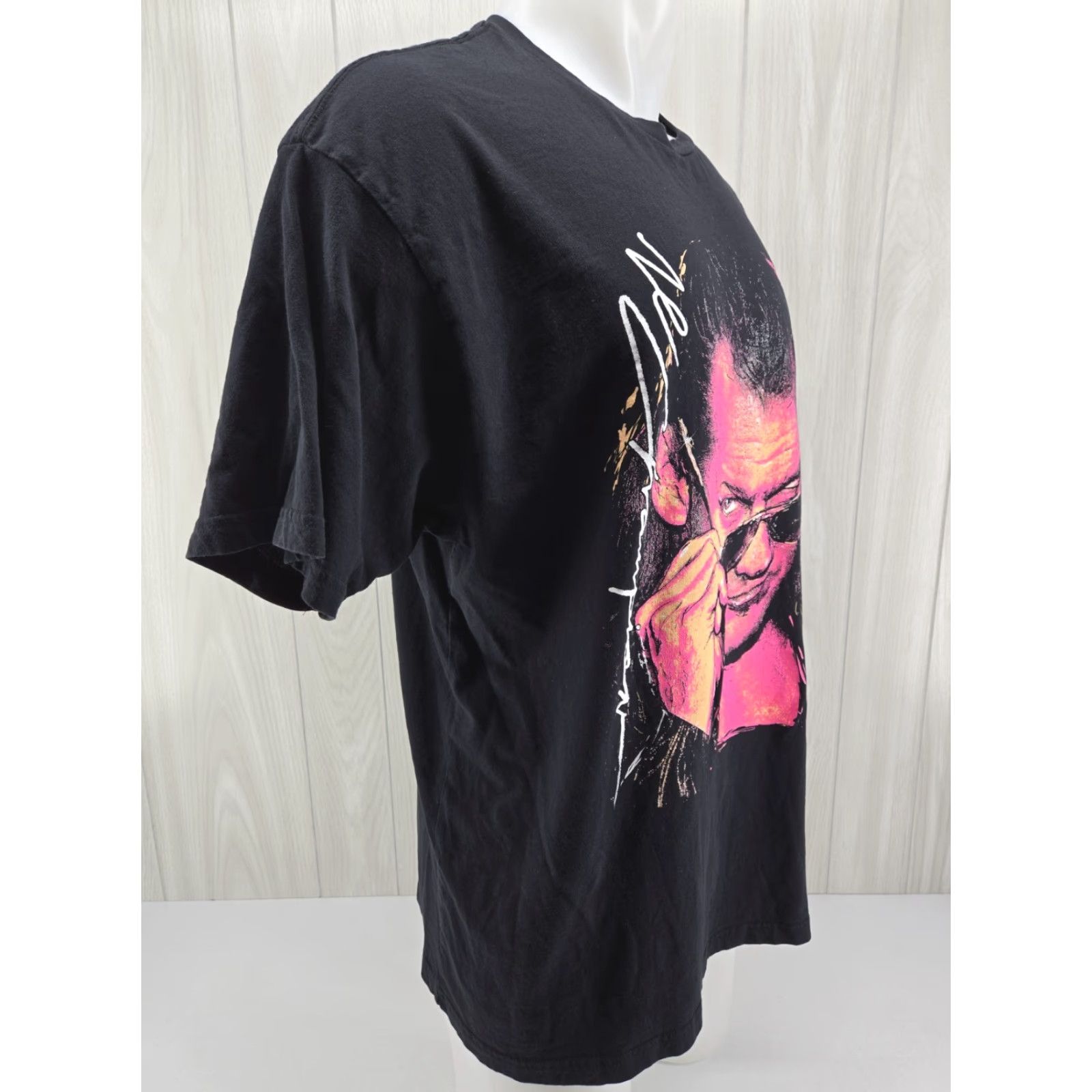 Champion Chris Jericho Le Champion AEW Shirt Black Pink XL Shirt Wrestling Mens Short Sleeve T-Shirt Graphic Print Size US XL / EU 56 / 4 - 6 Thumbnail