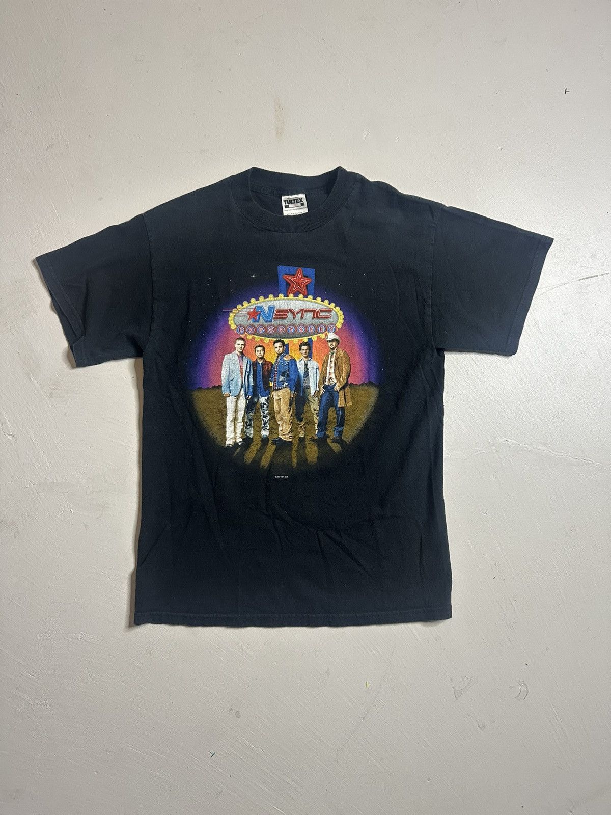 Vintage Y2K 2000s *NSYNC Pop Odyssey Band Tour Tee Shirt Size US M / EU 48-50 / 2 - 3 Thumbnail