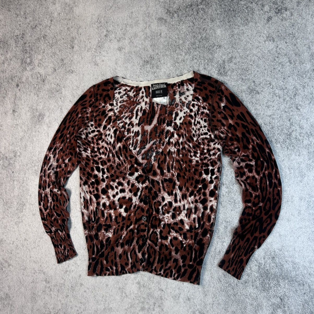 Jean Paul Gaultier Very Rare Jean Paul Gaultier Top Leopard Blouse Print Size M / US 6-8 / IT 42-44 - 5 Thumbnail