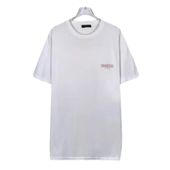 Balenciaga Balenciaga Logo Print Cotton T-Shirt in White Size US XS / EU 42 / 0 - 1 Thumbnail