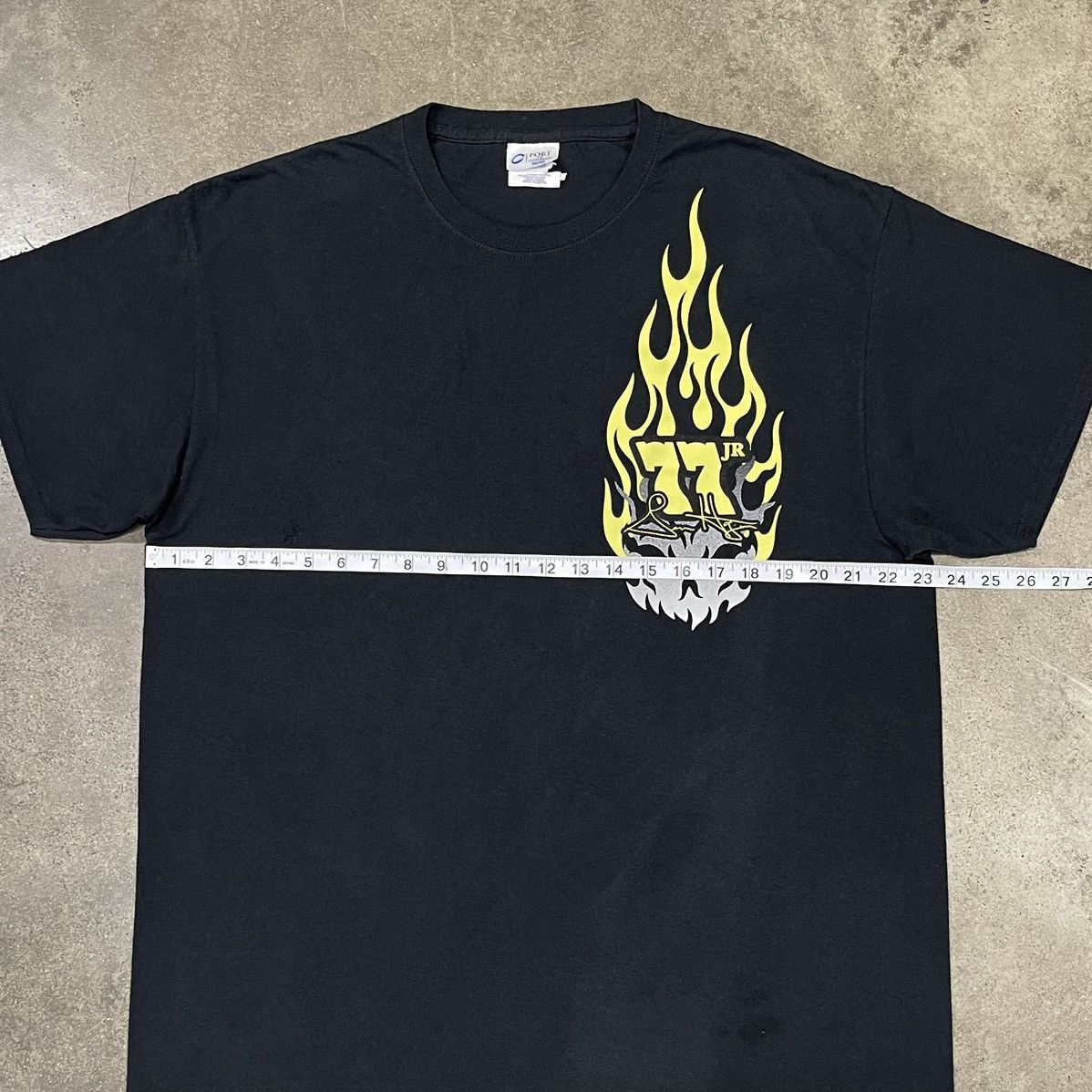 Vintage Vintage Distressed Faded Skull Graphic T-Shirt Racing Tee Size US XL / EU 56 / 4 - 5 Thumbnail