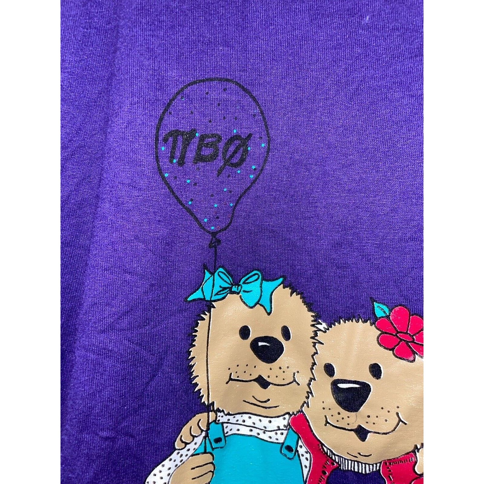 Jerzees Vintage Big Sister Shirt Tee I'm The Sis College Bears 1980s Size US L / EU 52-54 / 3 - 3 Thumbnail