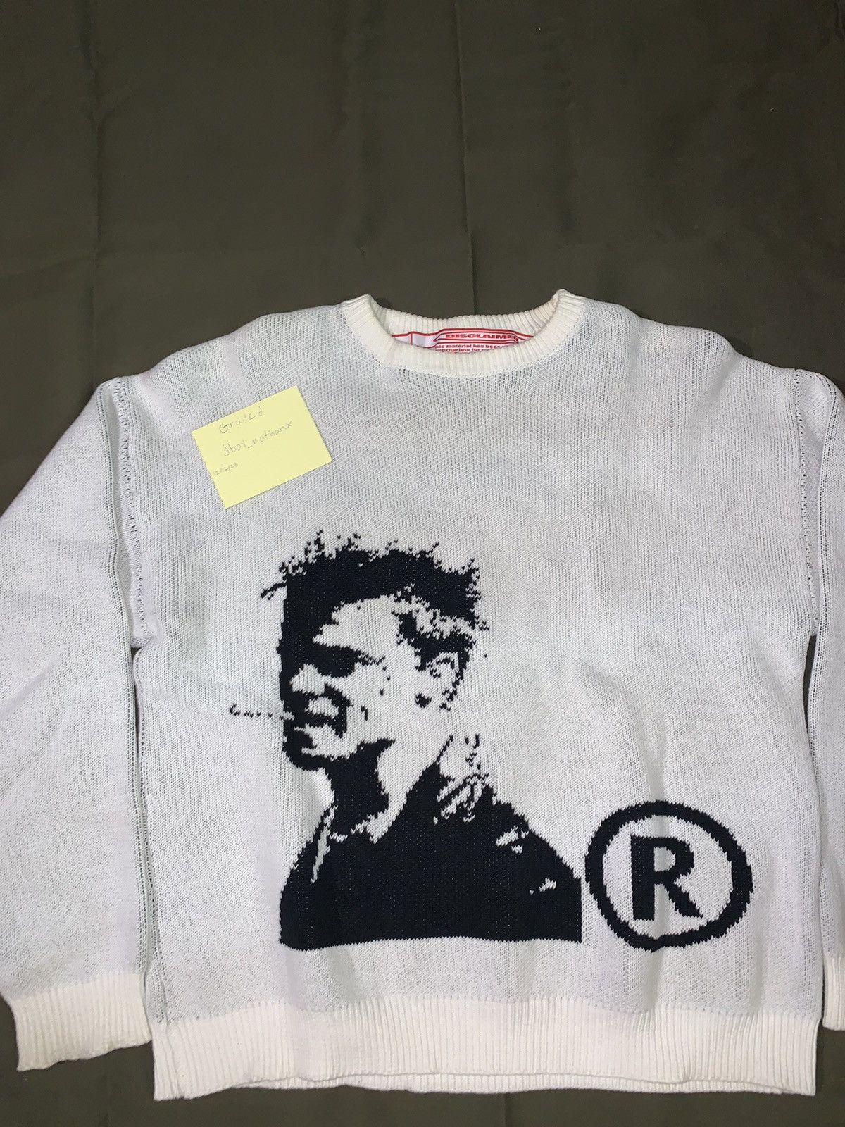 Joy Divizn on sale Brad Pitt Sweater L