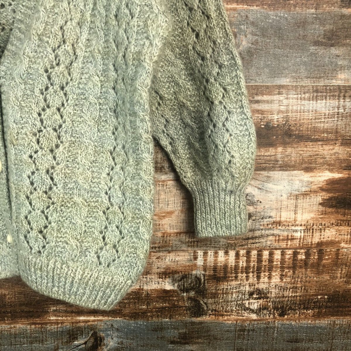 Japanese Brand Japan cardigan vintage faded Green Knitwear #A2282 Size S / US 4 / IT 40 - 8 Thumbnail