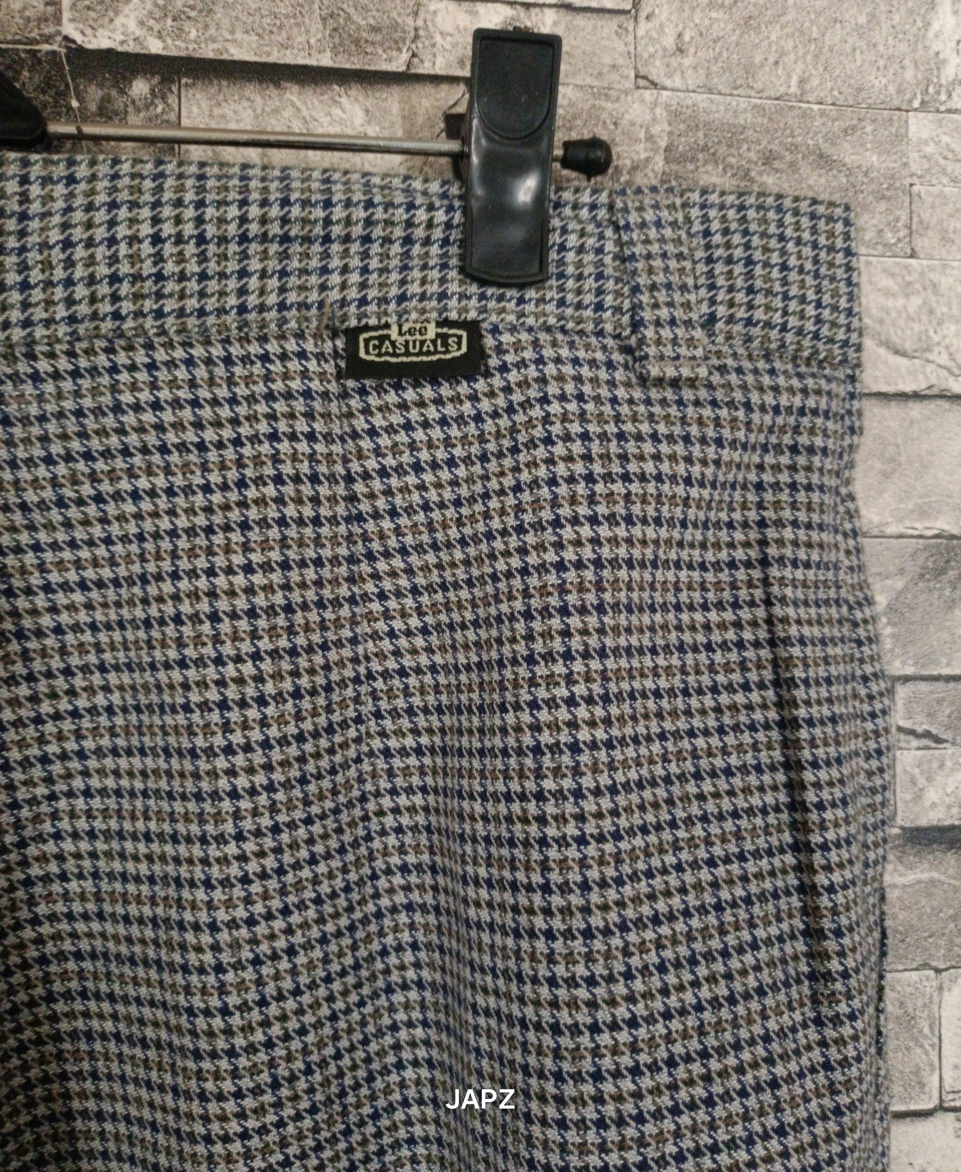 Lee Nos vintage lee casuals houndstooth relaxed pants Size US 32 / EU 48 - 5 Thumbnail