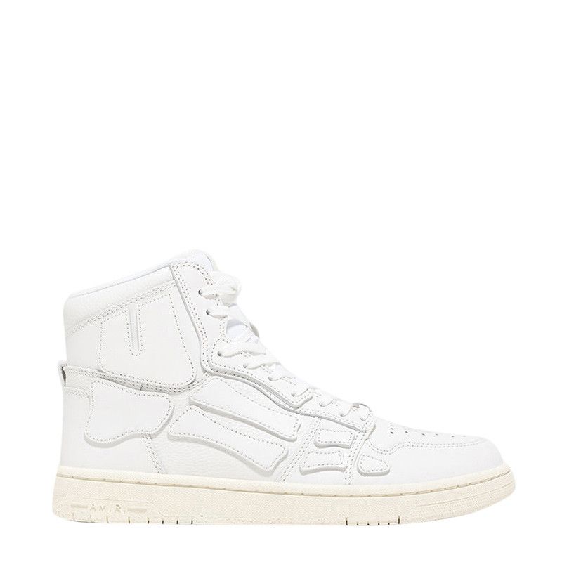 Amiri o1gr1nt0824 Skel Top Hi Sneakers in White Size US 10 / EU 43 - 1 Thumbnail