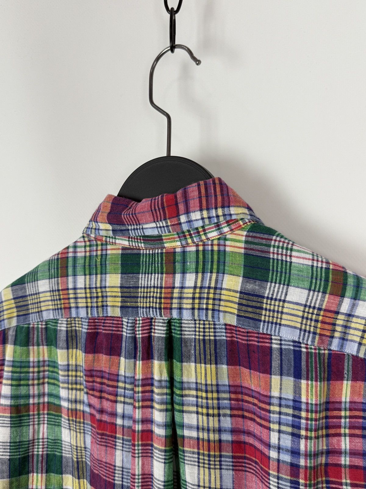 Polo Ralph Lauren Polo Ralph Lauren Indian Madras Linen Pocket Butto Up Shirt Size US S / EU 44-46 / 1 - 6 Thumbnail