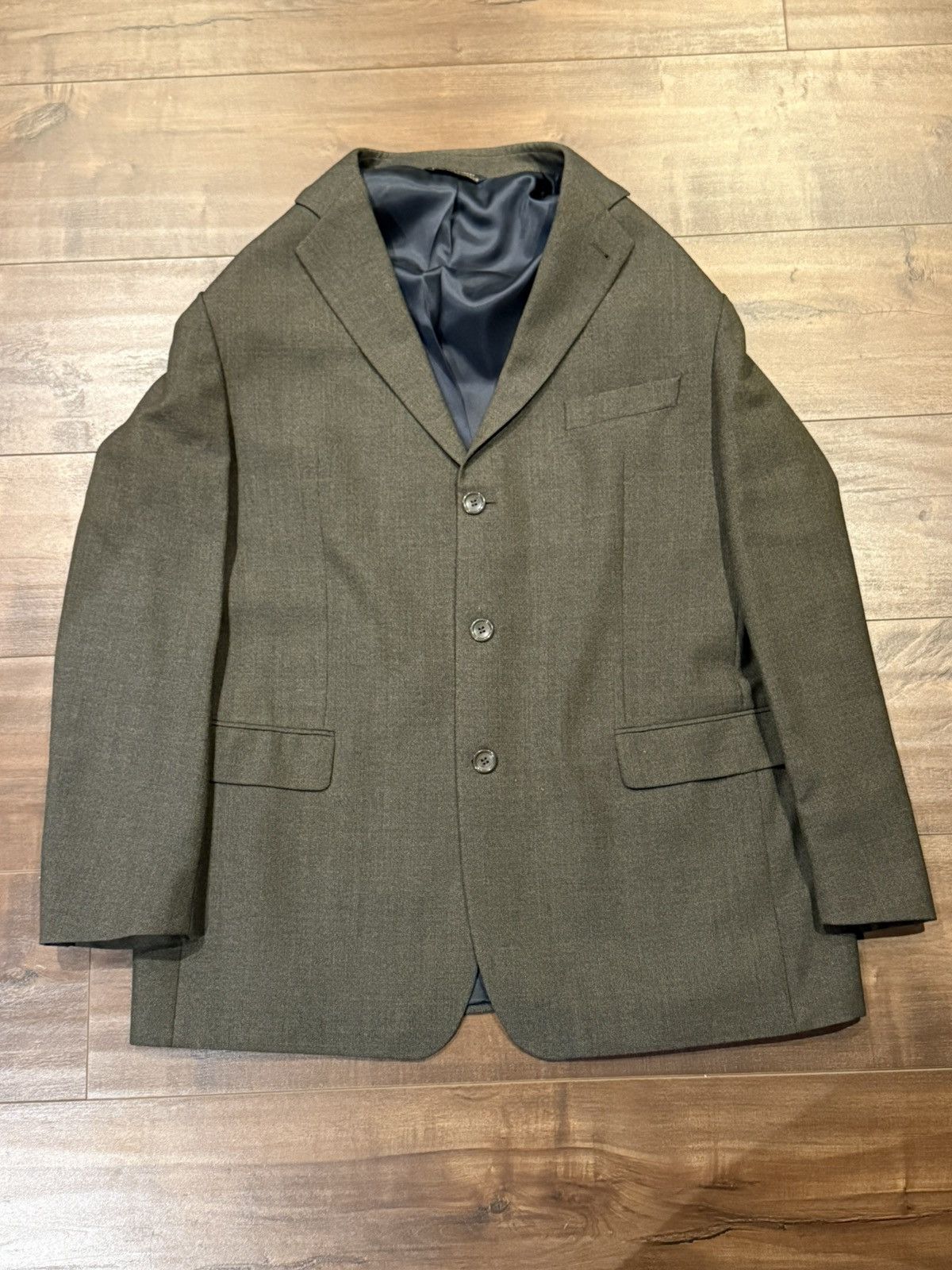 Emporio Armani Baracuta Blazer w/ Shoulder Pads Size 44L - 1 Thumbnail