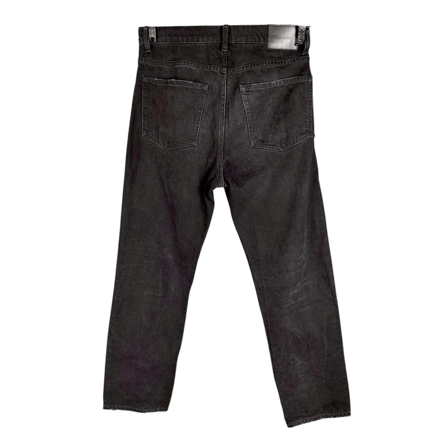 Sandro Men's Sandro Wide Straight Denim Jeans 32x30 $390 Retail Size US 32 / EU 48 - 2 Thumbnail