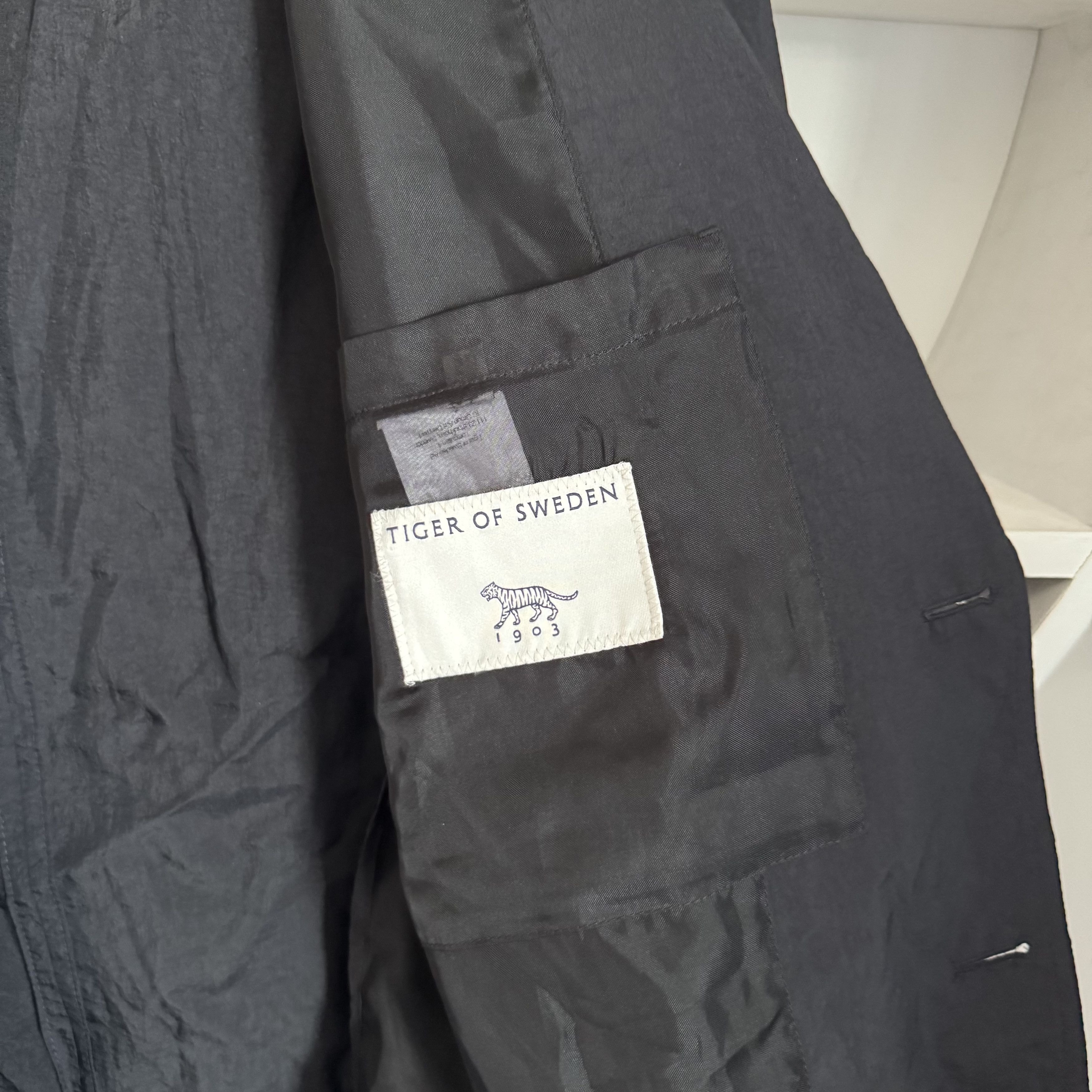 Tiger of Sweden TIGER OF SWEDEN JALE HL Nylon Metal Light Blazer Jacket Size 48R - 9 Thumbnail