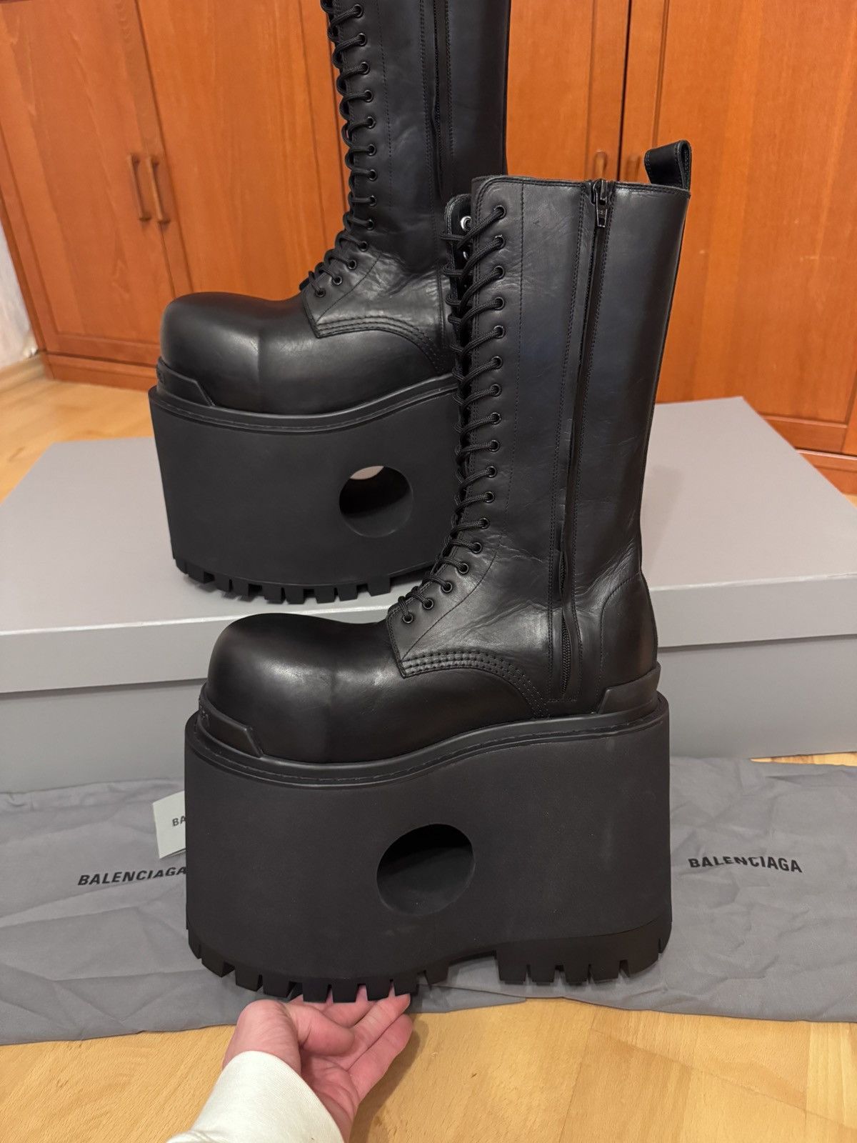 Balenciaga Balenciaga SS25 RUNWAY 180 MM Platform Giant Boots Size US 9 / EU 42 - 6 Thumbnail