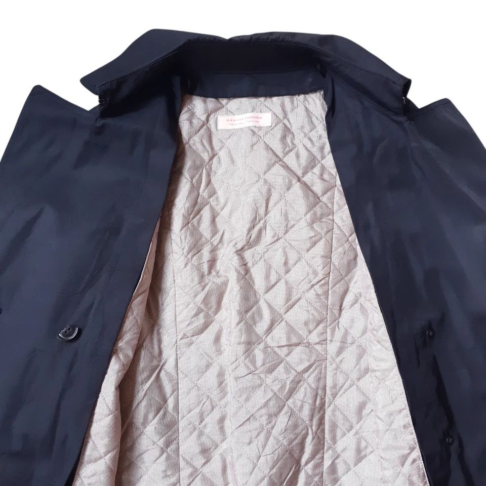 Dezert Dezert + Femme Trench Coat Jacket Women size 11AR Black Size S / US 4 / IT 40 - 10 Thumbnail