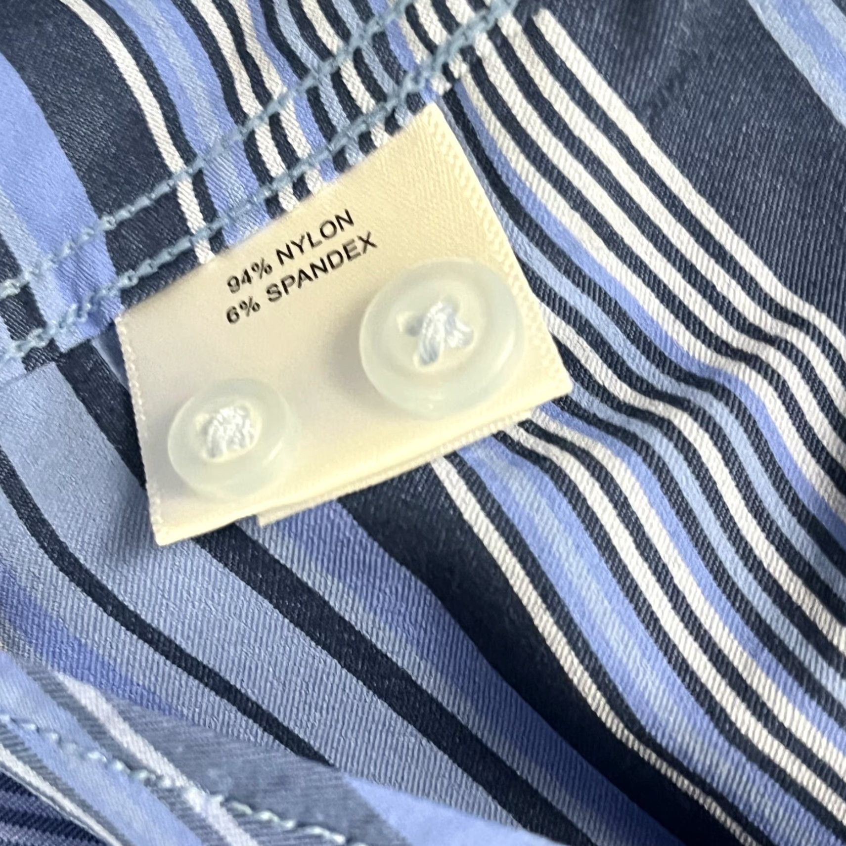 Peter Millar Peter Millar Shirt Mens XL Blue Striped Performance Button Summer Comfort Size US XL / EU 56 / 4 - 7 Thumbnail