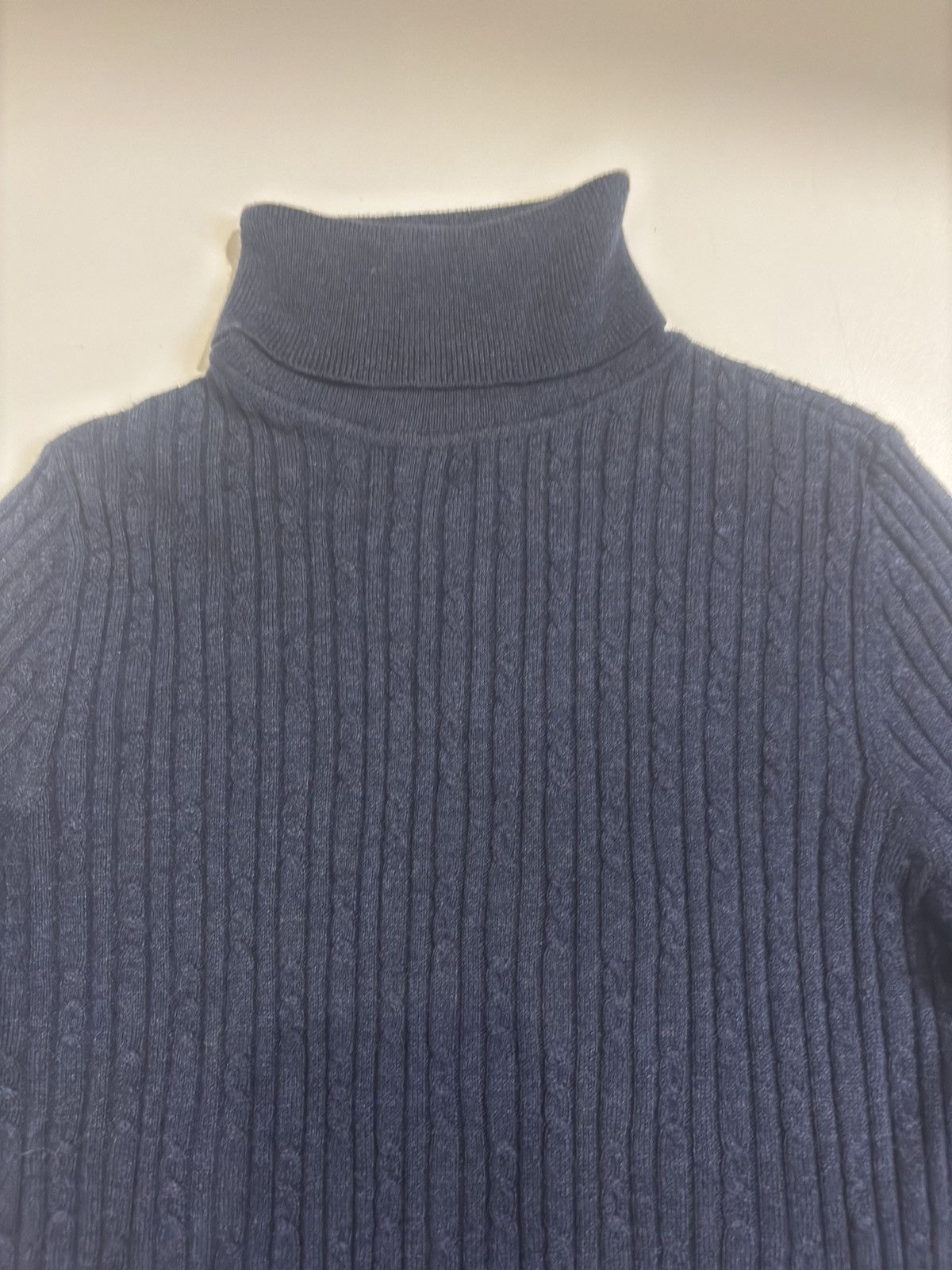 Talbots Women’s navy turtleneck Sweater.ws2104 Size XS / US 0-2 / IT 36-38 - 2 Thumbnail
