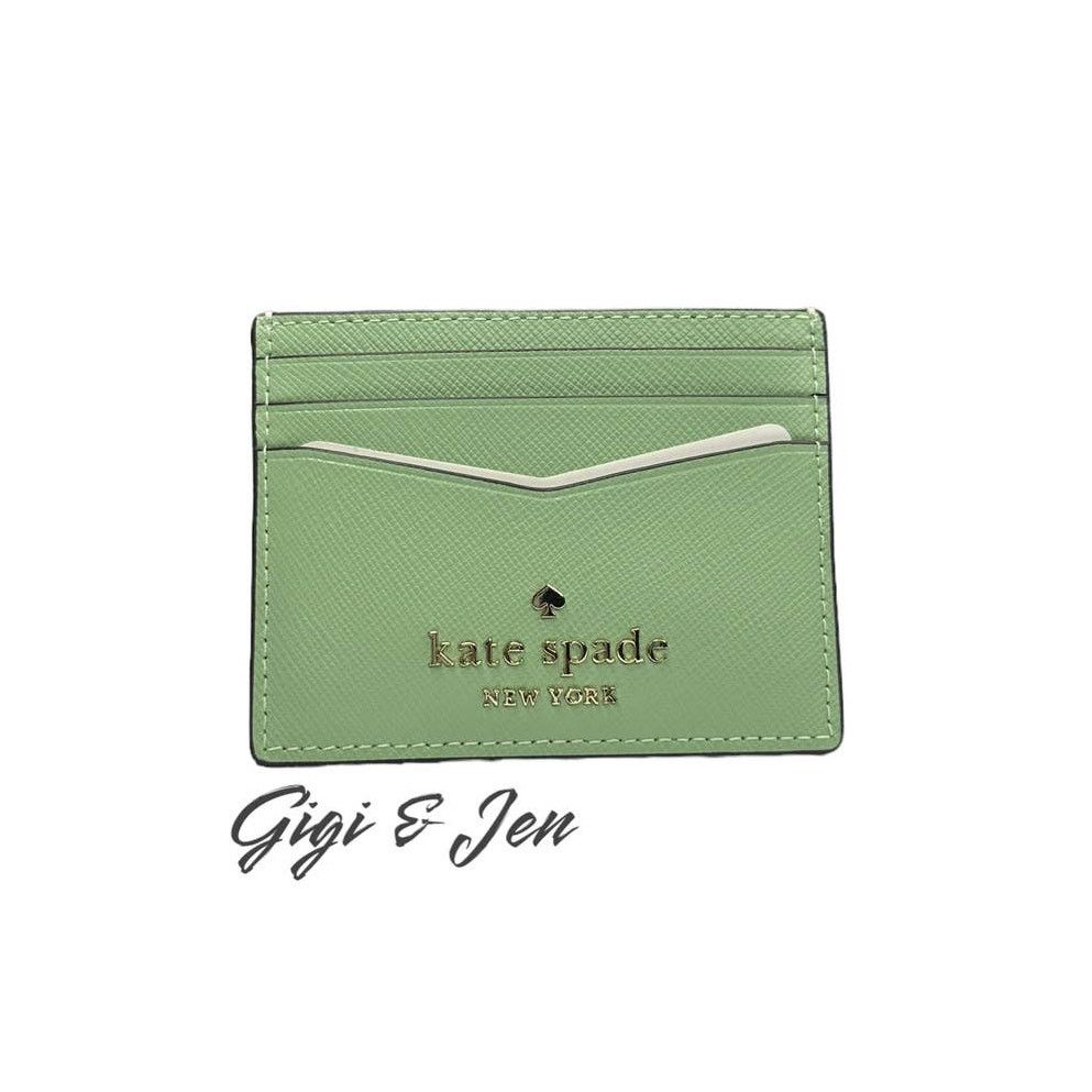 Kate Spade Kate Spade Staci Small Slim Card Holder Beach Glass Size ONE SIZE - 1 Thumbnail