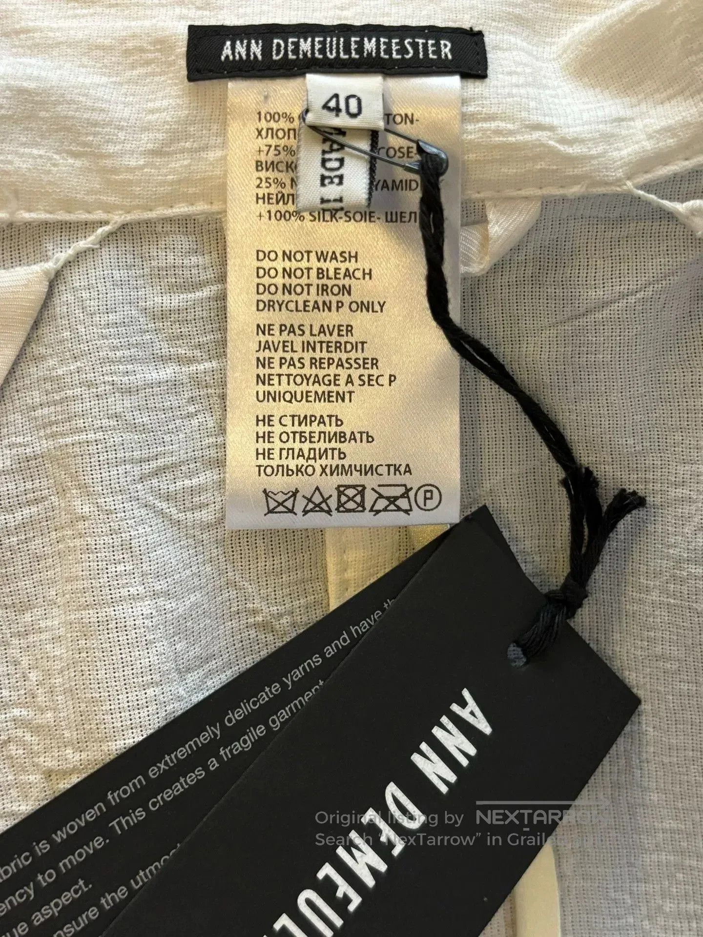Ann Demeulemeester Ann Demeulemeester Short Bridal Jacket. Size M / US 6-8 / IT 42-44 - 6 Thumbnail