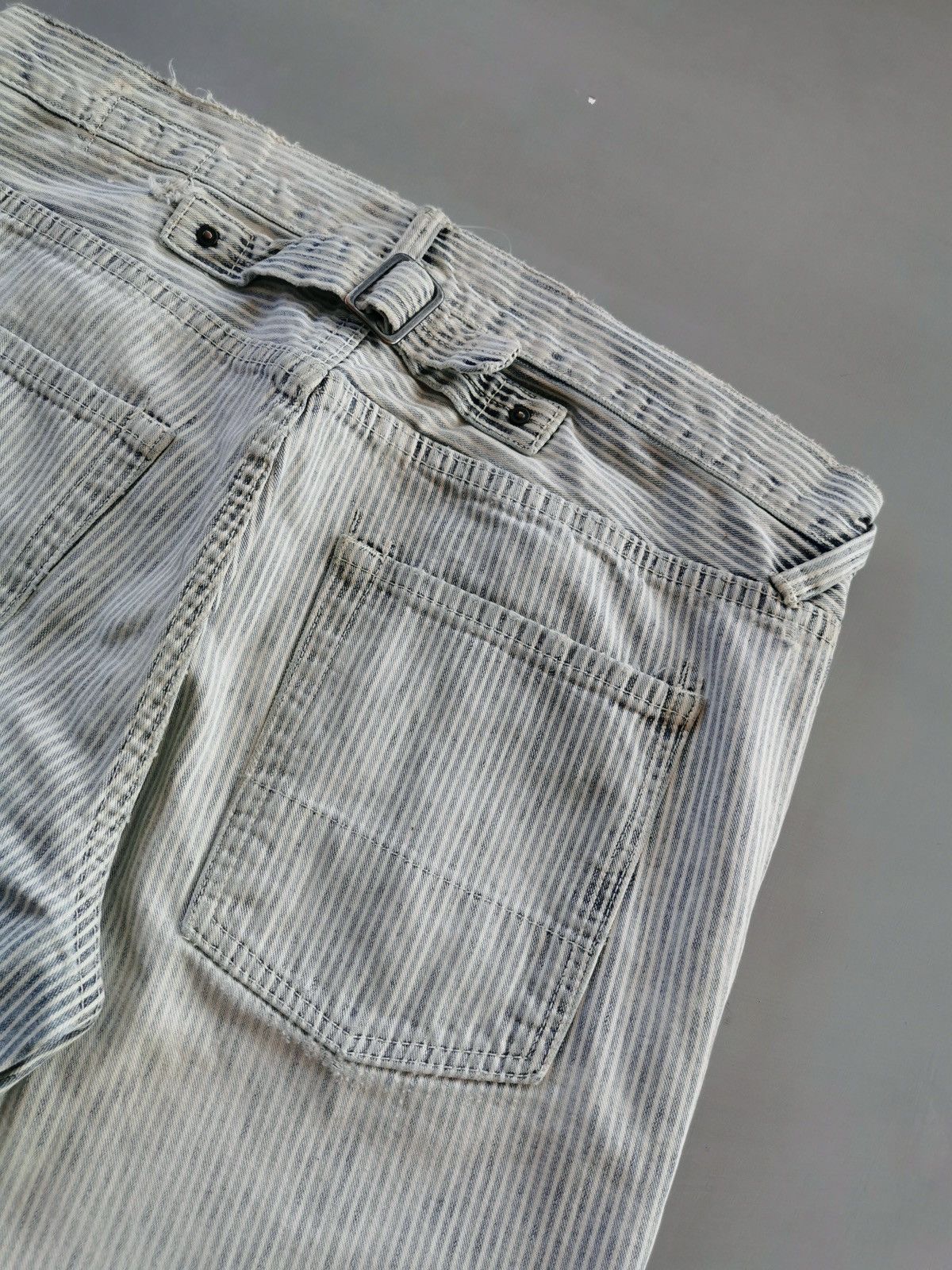 Gap Vintage Gap Stripe Distressed Denim Jeans Size US 34 / EU 50 - 10 Thumbnail